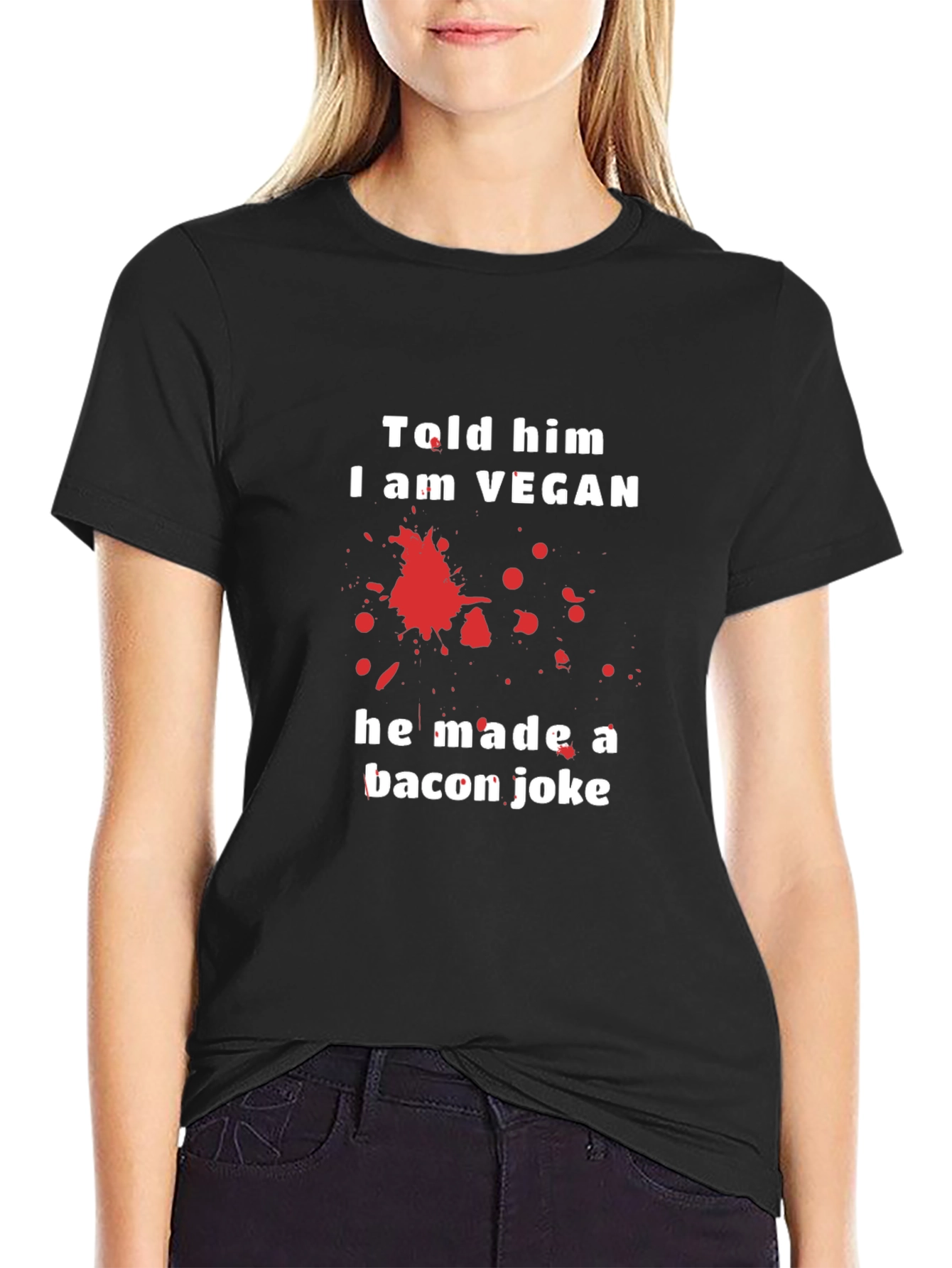 Vegan Humor Graphic T-Shirt