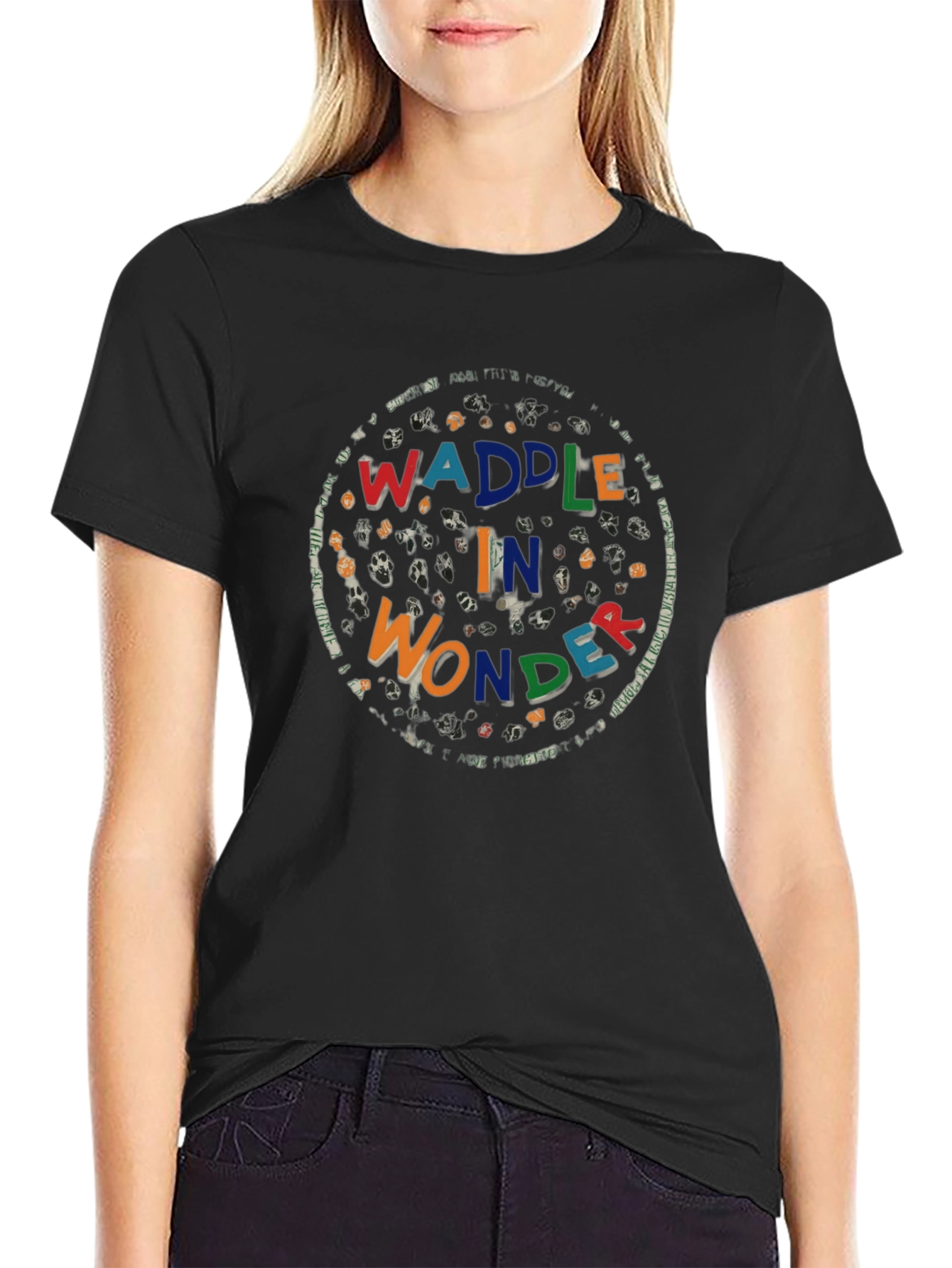 Waddle In Wonder T-Shirt - Playful Graphic Tee
