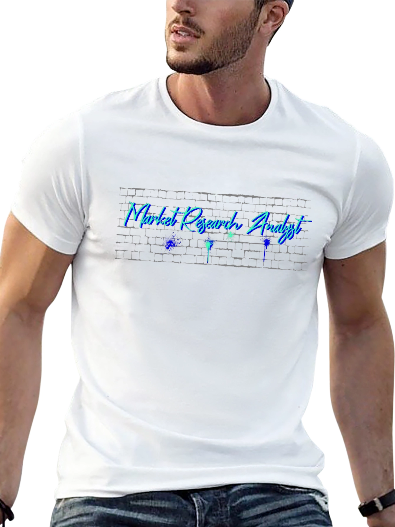Market Research Analyst Graphic Tee - Black