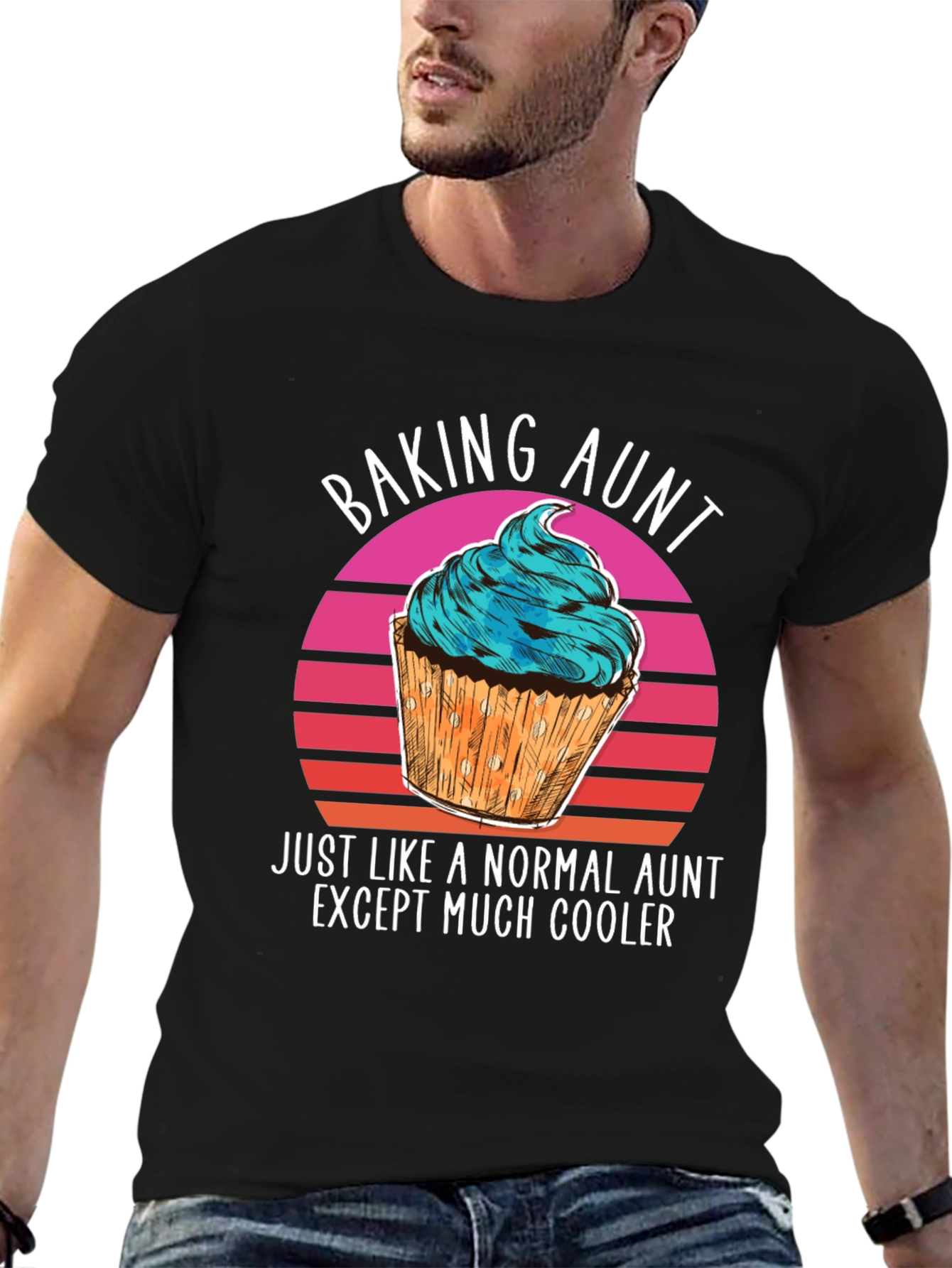 Baking Aunt Novelty Graphic T-Shirt