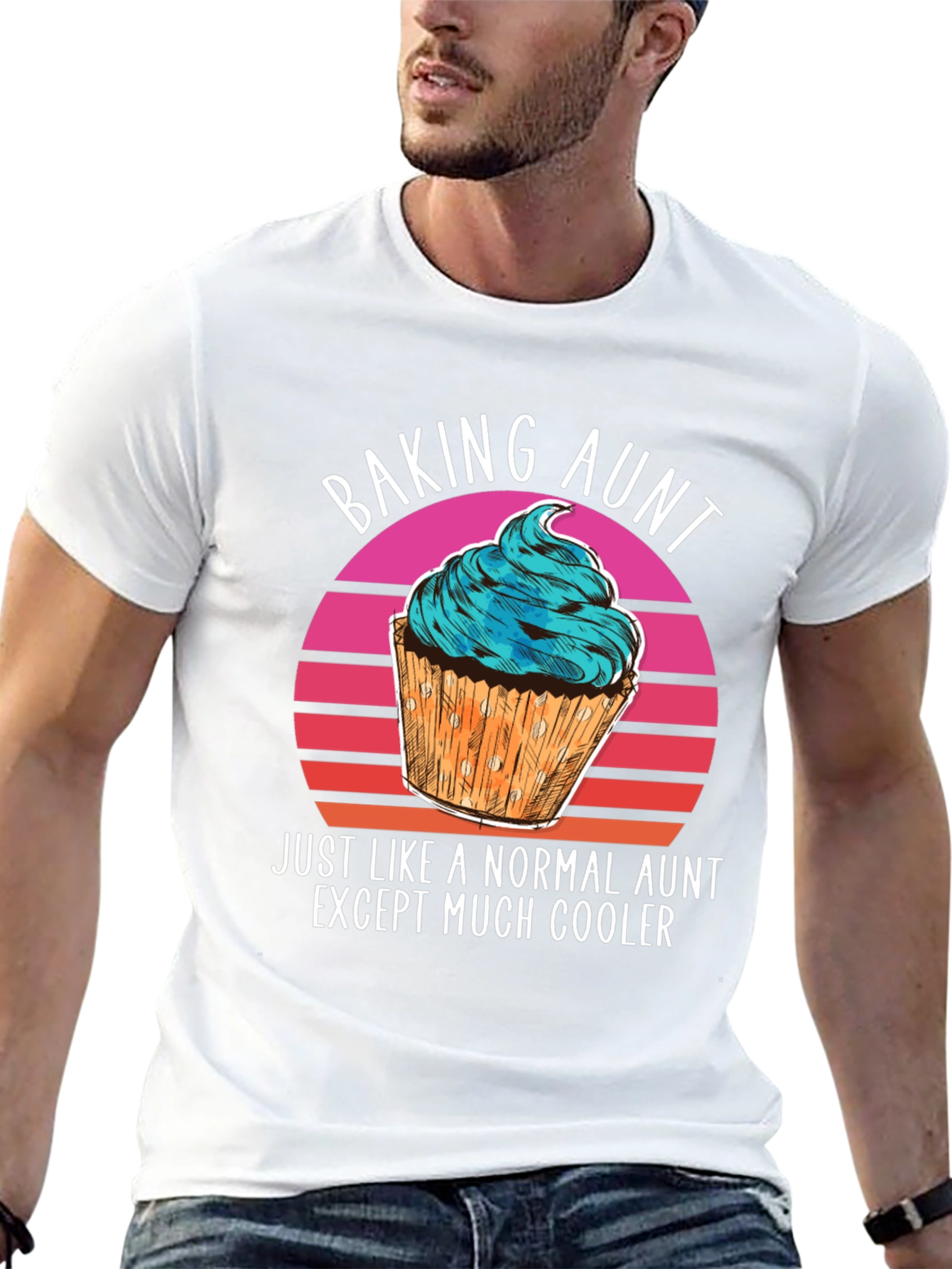 Baking Aunt Novelty Graphic T-Shirt