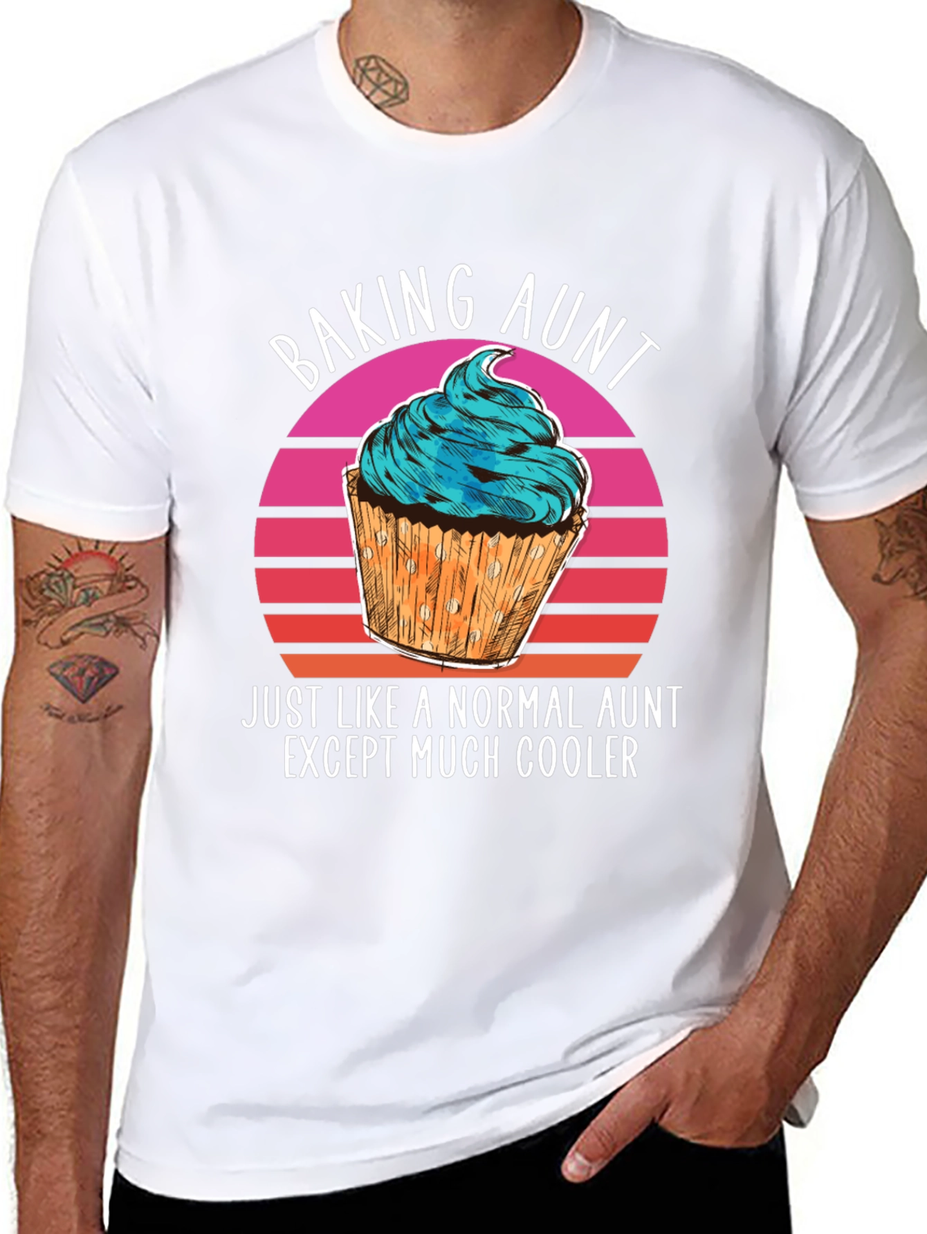 Baking Aunt Novelty Graphic T-Shirt