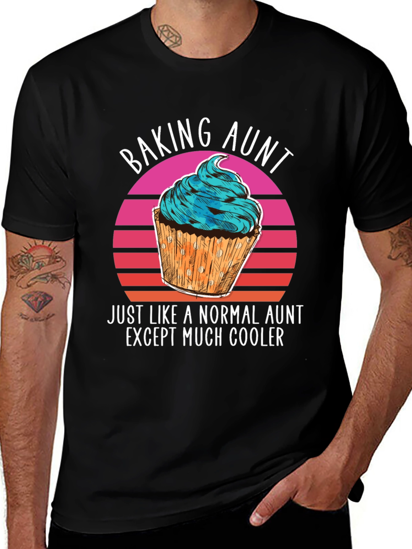 Baking Aunt Novelty Graphic T-Shirt