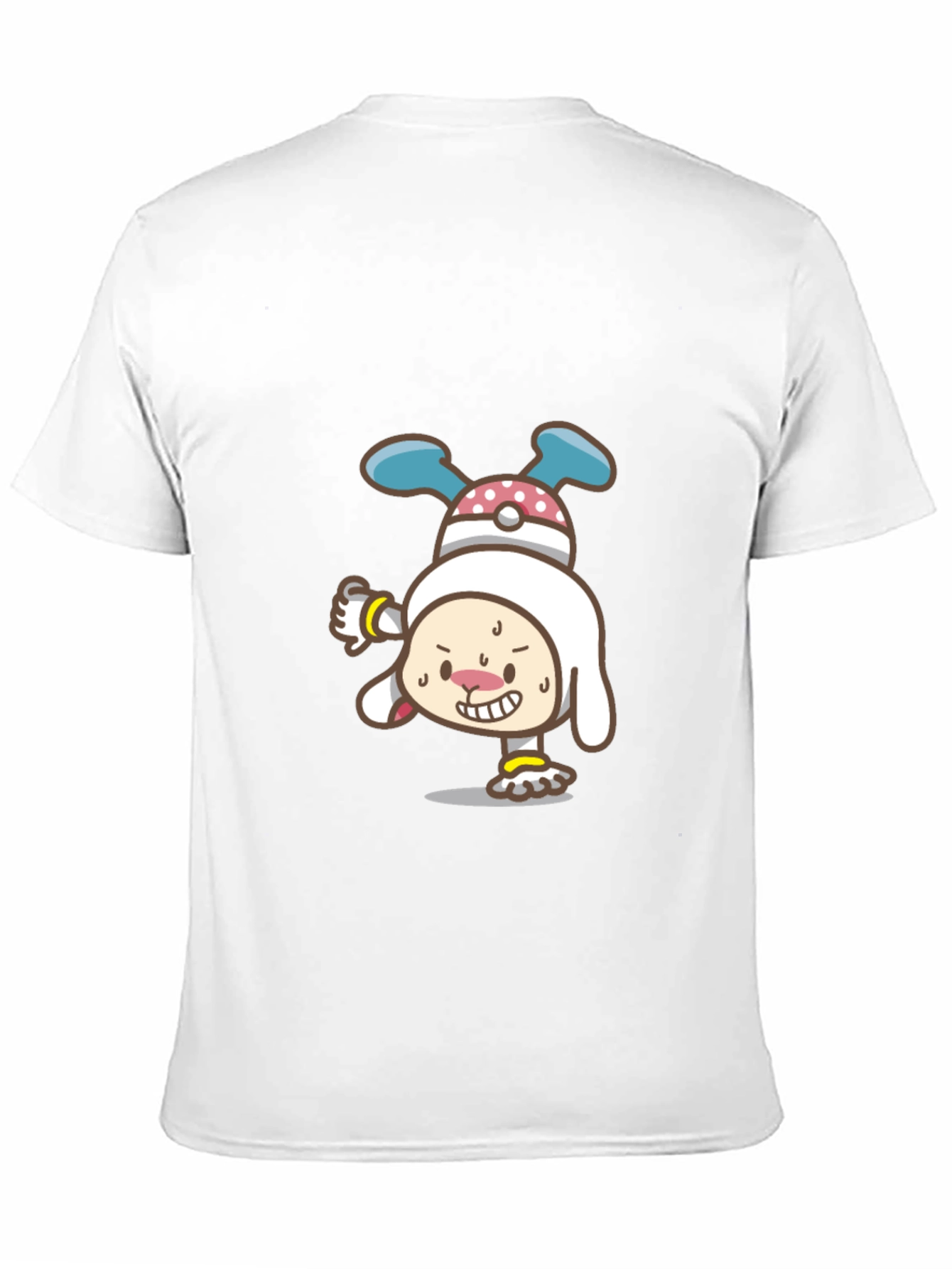 Cartoon Character Graphic Black T-Shirt