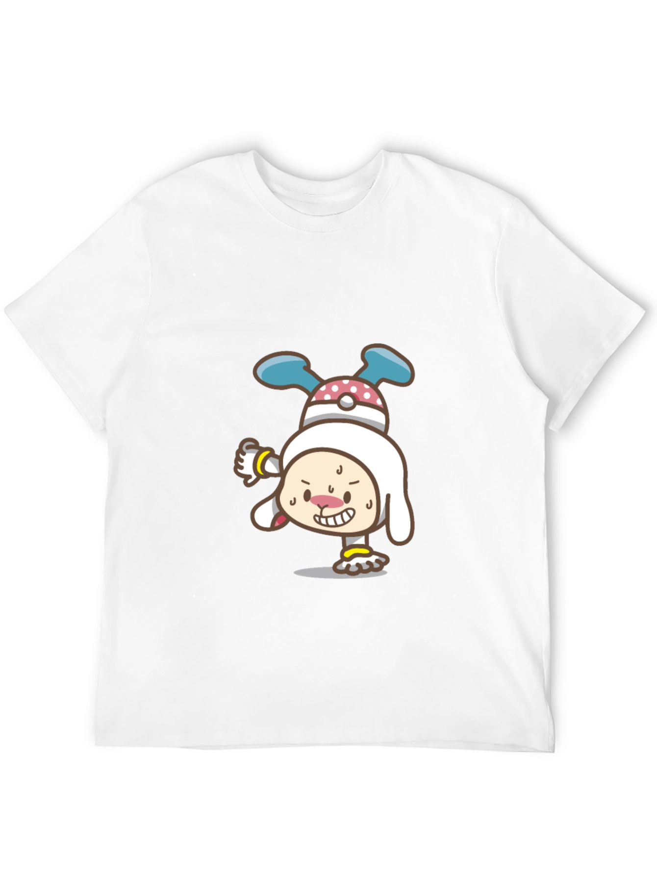 Cartoon Character Graphic Black T-Shirt