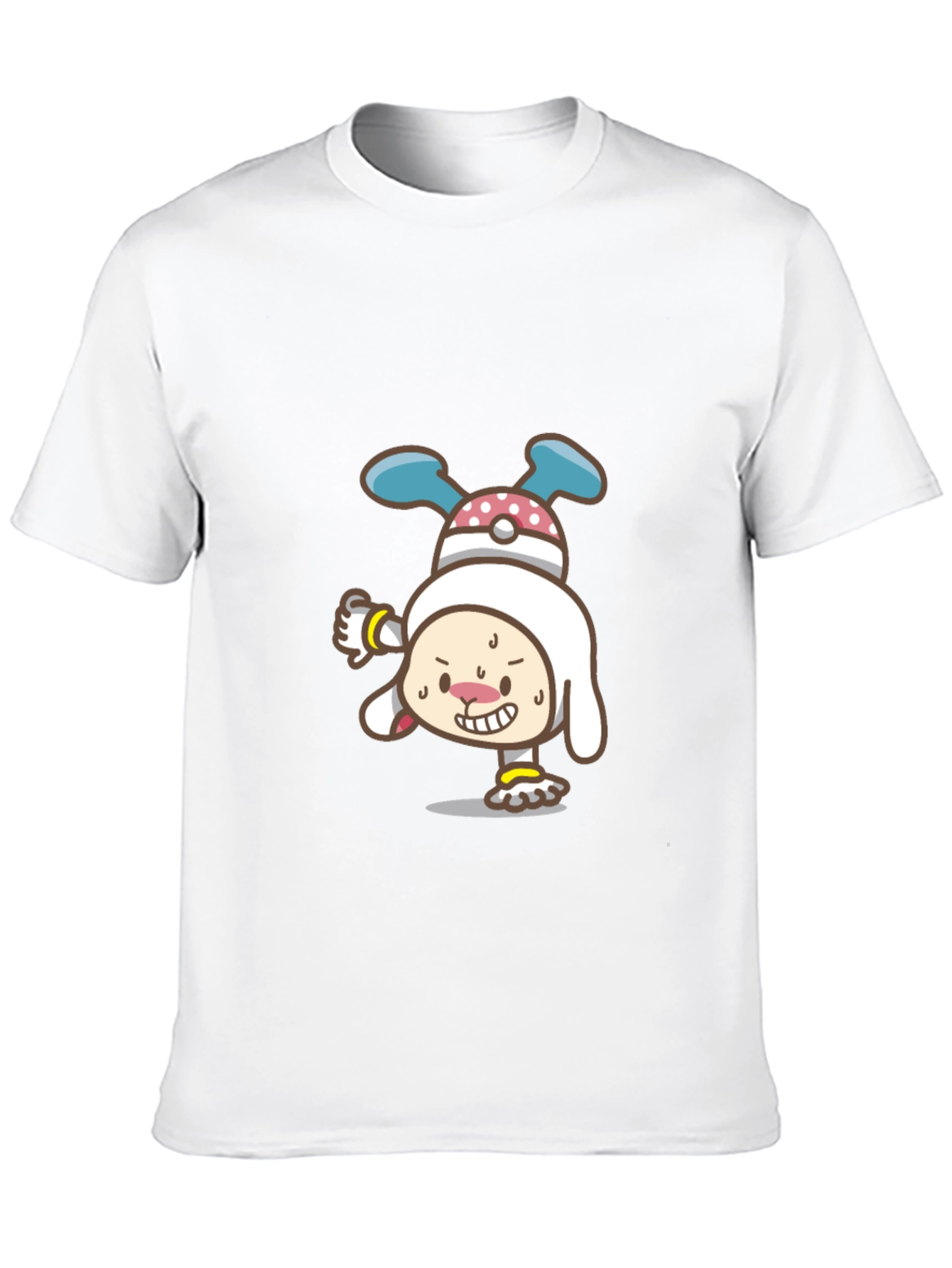 Cartoon Character Graphic Black T-Shirt