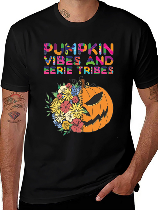 Pumpkin Vibes Halloween T-Shirt