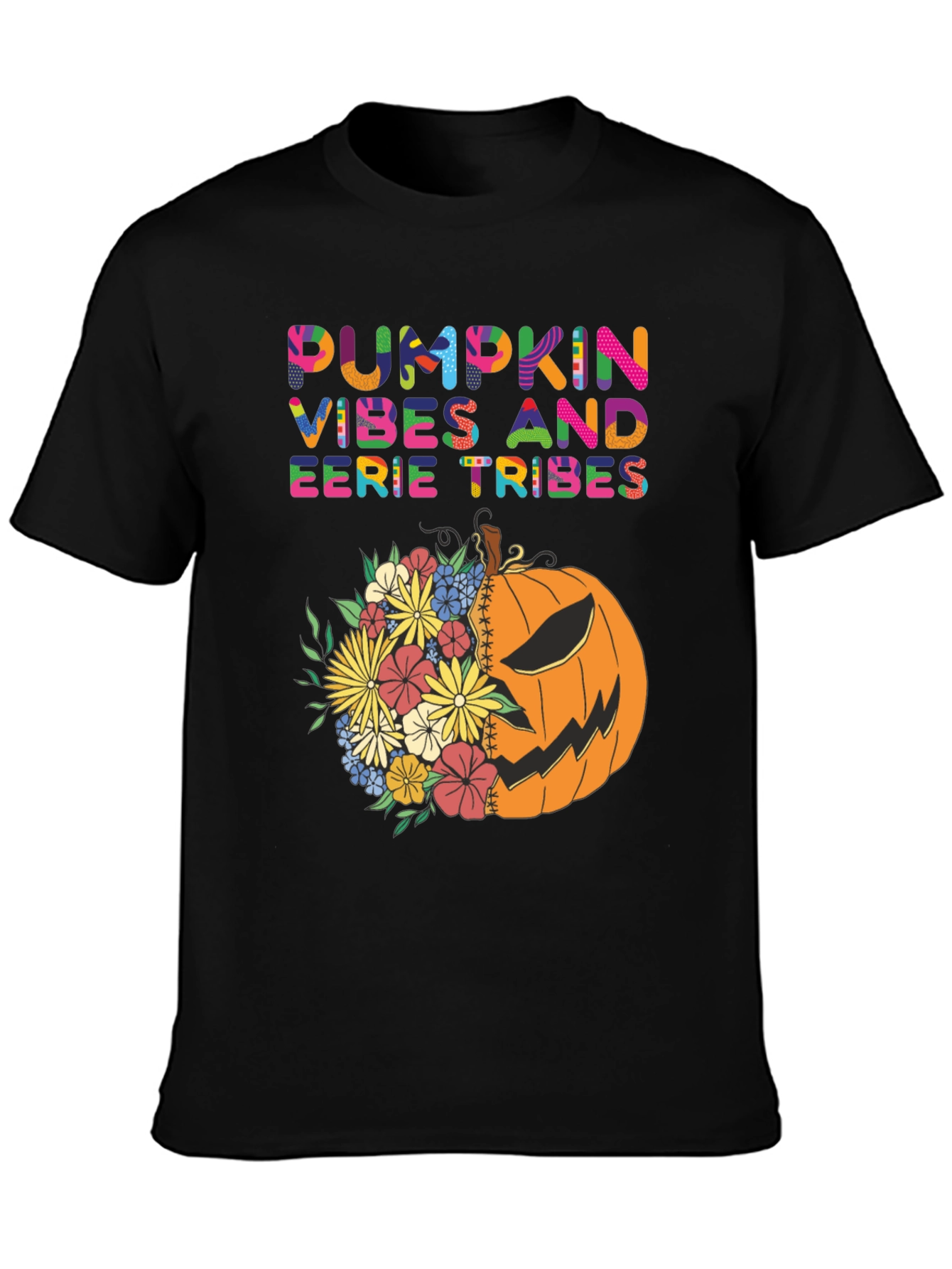 Pumpkin Vibes Halloween T-Shirt