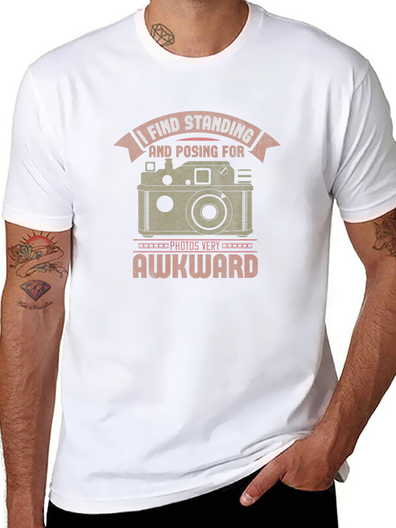 Awkward Photos Graphic Tee - Camera Design