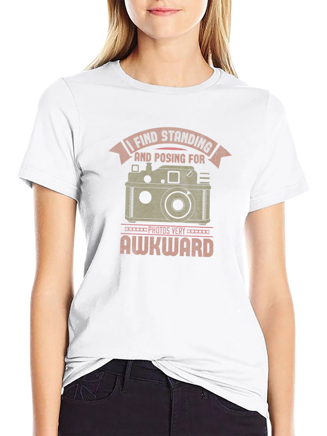 Awkward Photos Graphic Tee - Camera Design