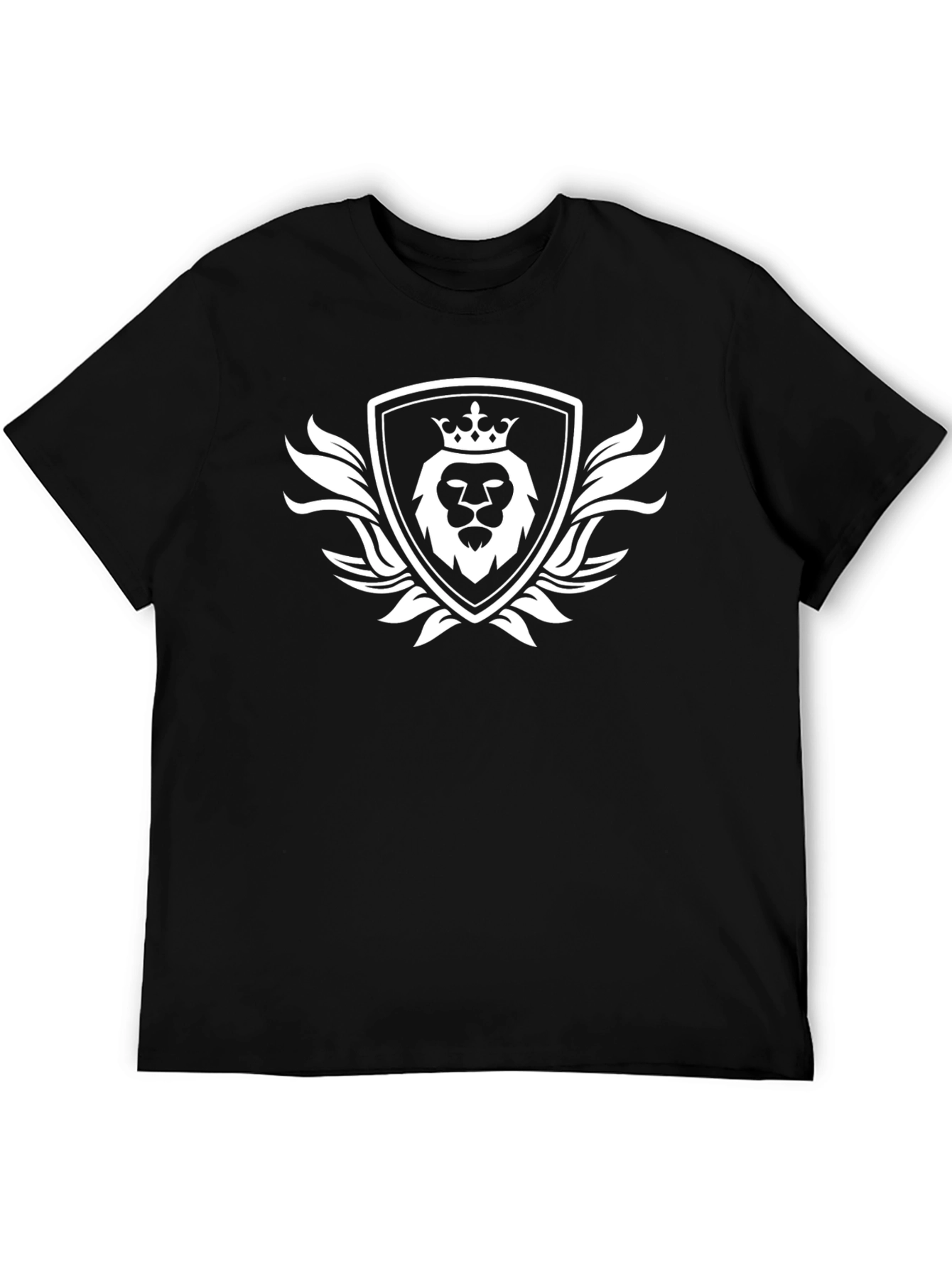 Black Lion Crest Graphic Tee