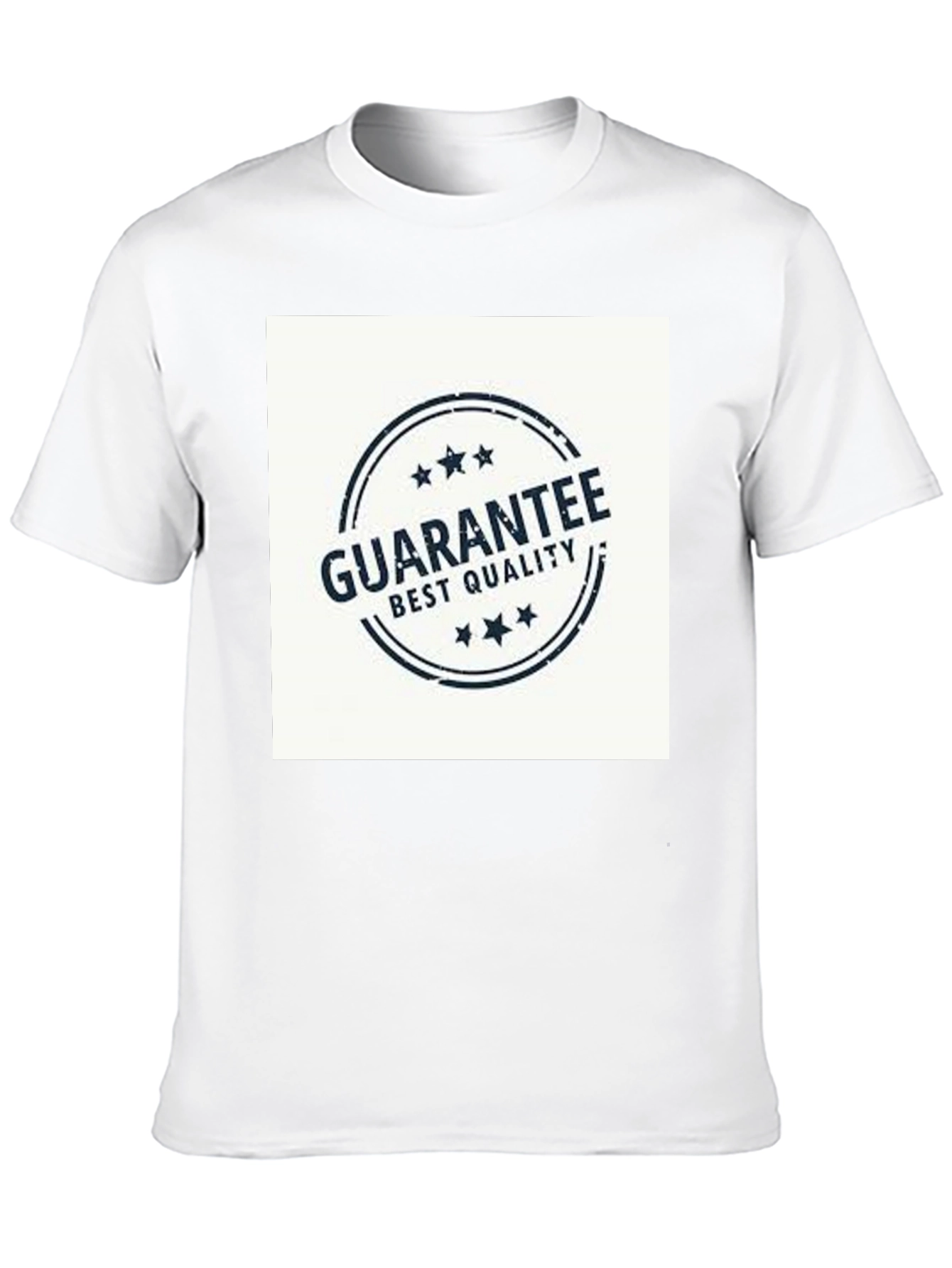 Mens Black T-Shirt - Guarantee Best Quality Print