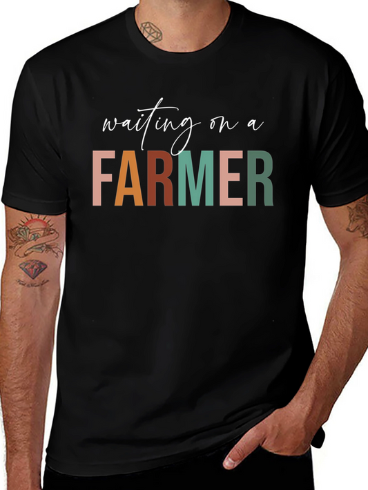 Waiting on a Farmer Graphic Tee