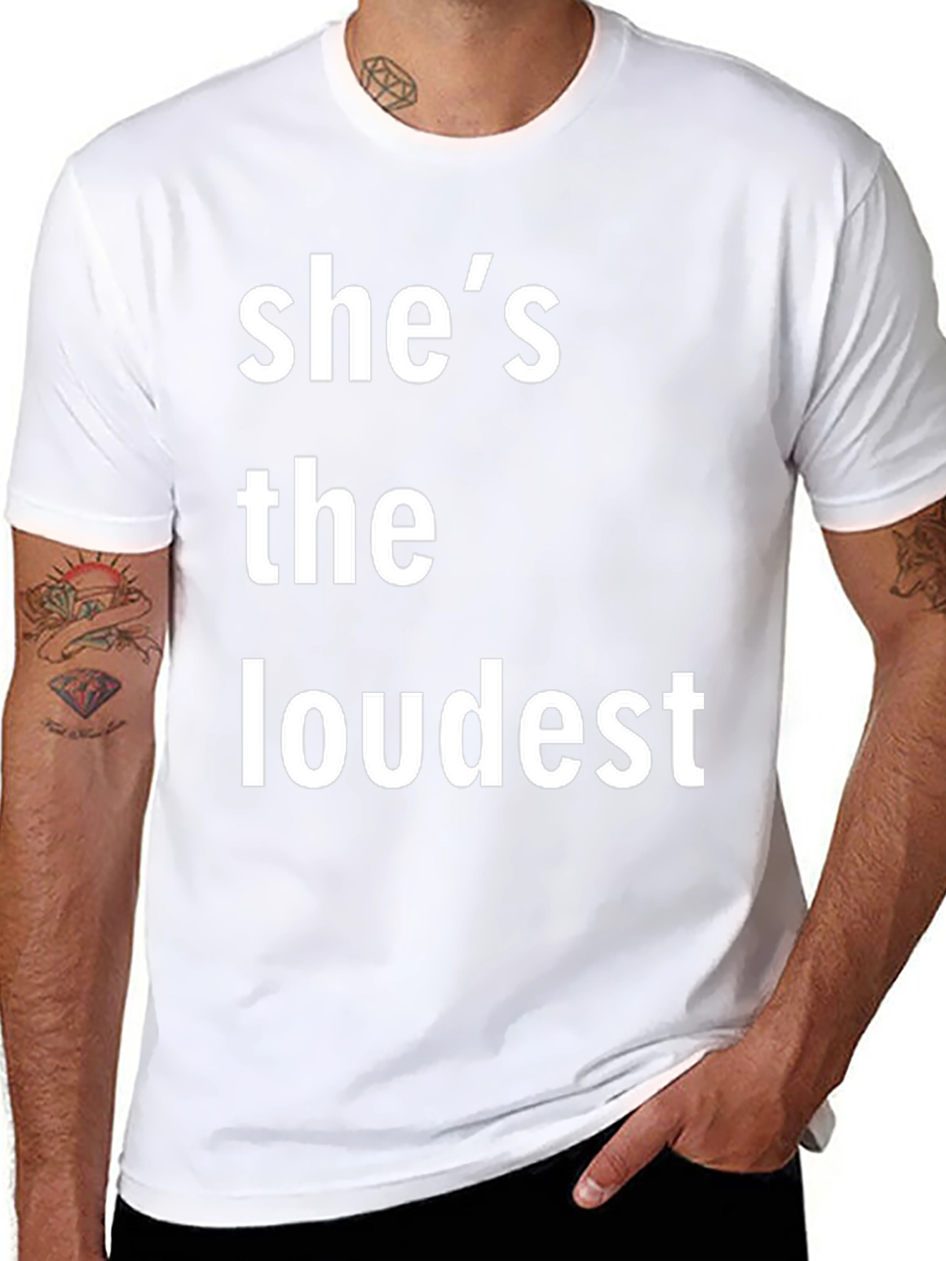 Shes the Loudest T-Shirt - Bold Statement Tee