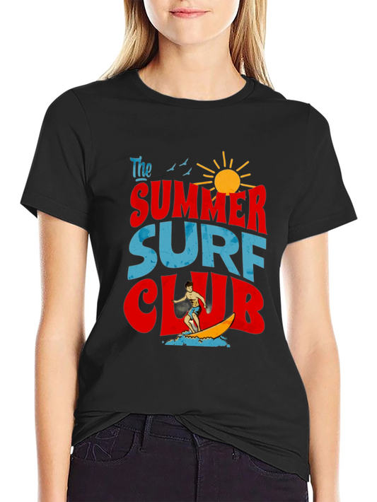 Summer Surf Club Graphic T-Shirt - Retro Beach Vibes