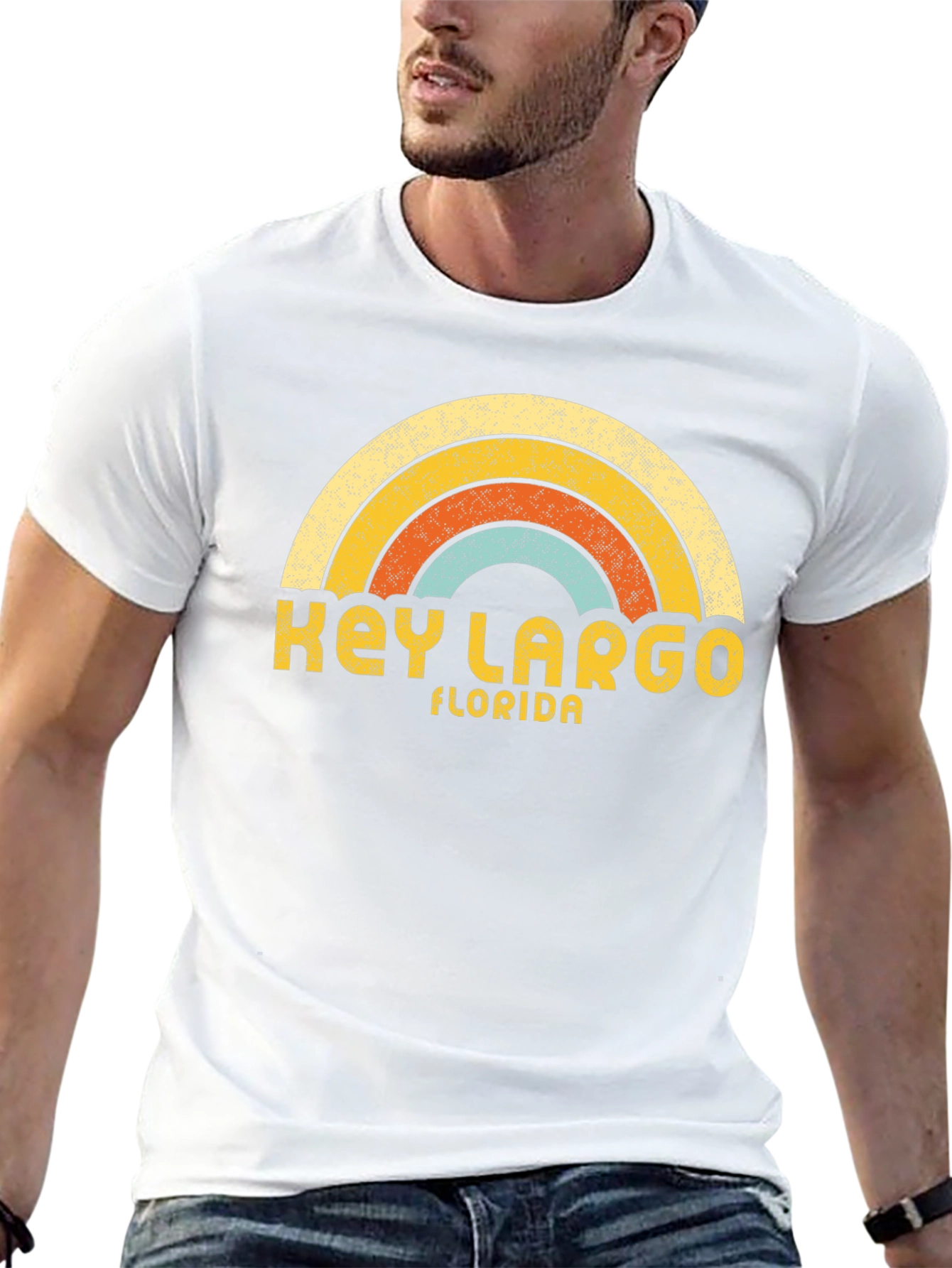 Key Largo Florida Rainbow T-Shirt