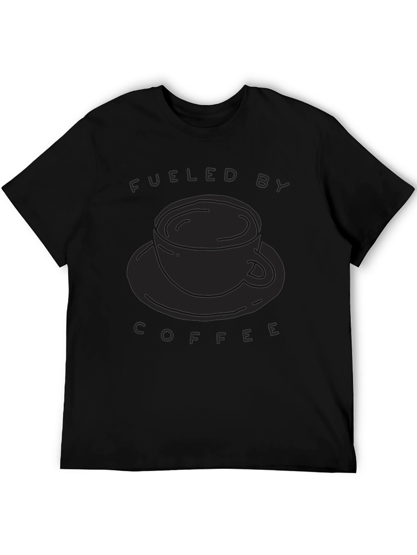 Fueled By Coffee T-Shirt - Black