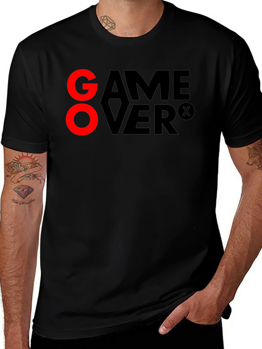 Game Over Graphic Tee - Gamer T-Shirt