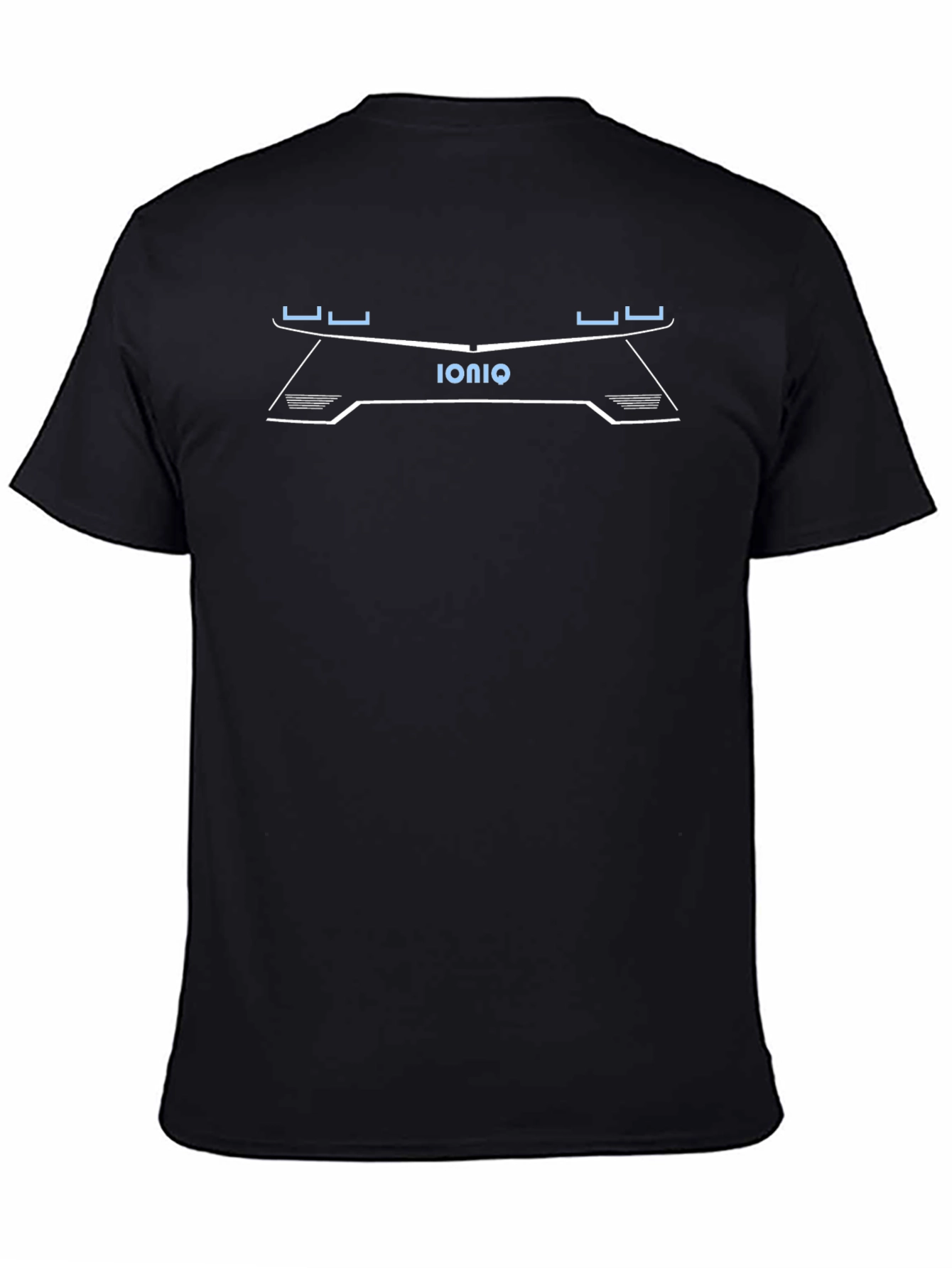 Ioniq Car Design Graphic T-Shirt - Black