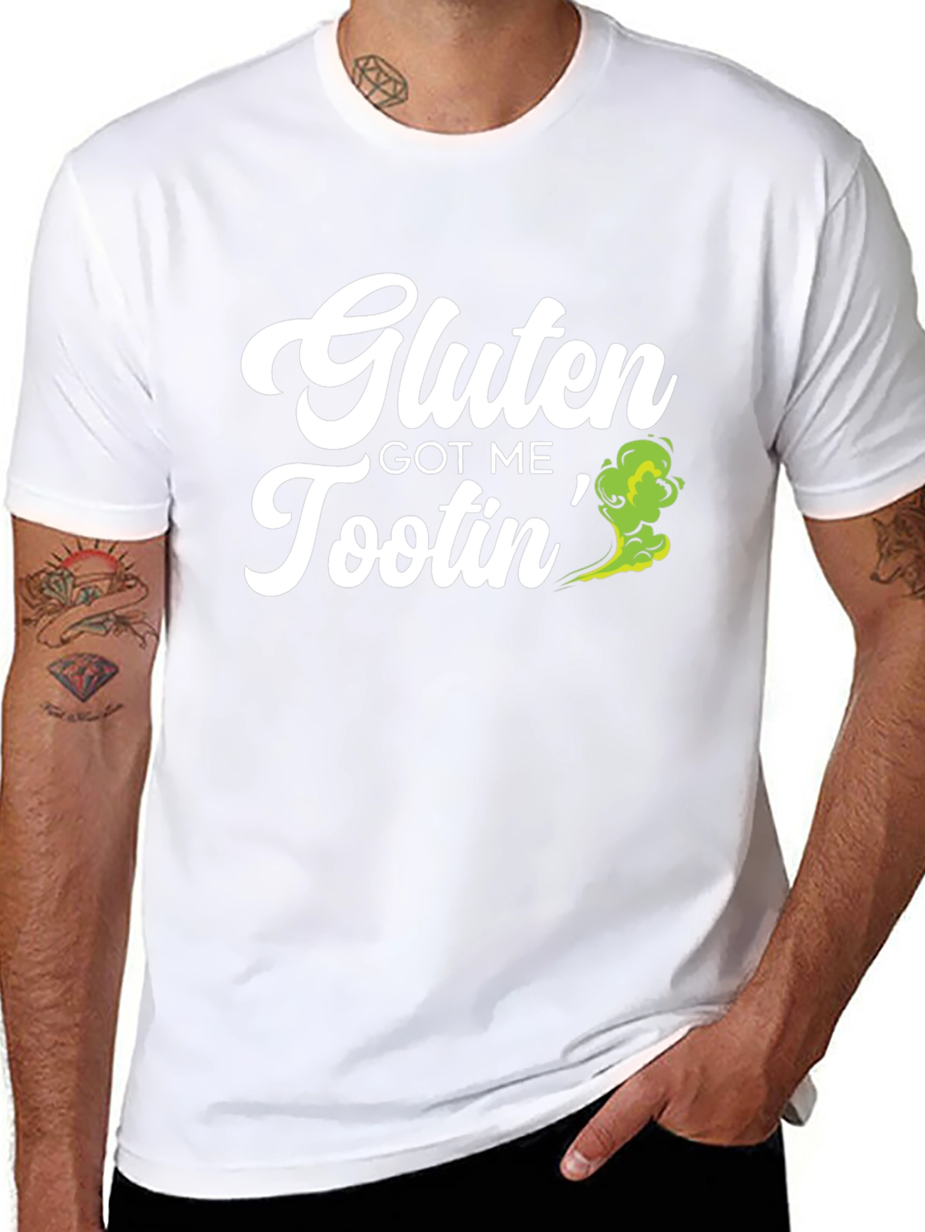 Gluten Got Me Tootin Graphic Tee