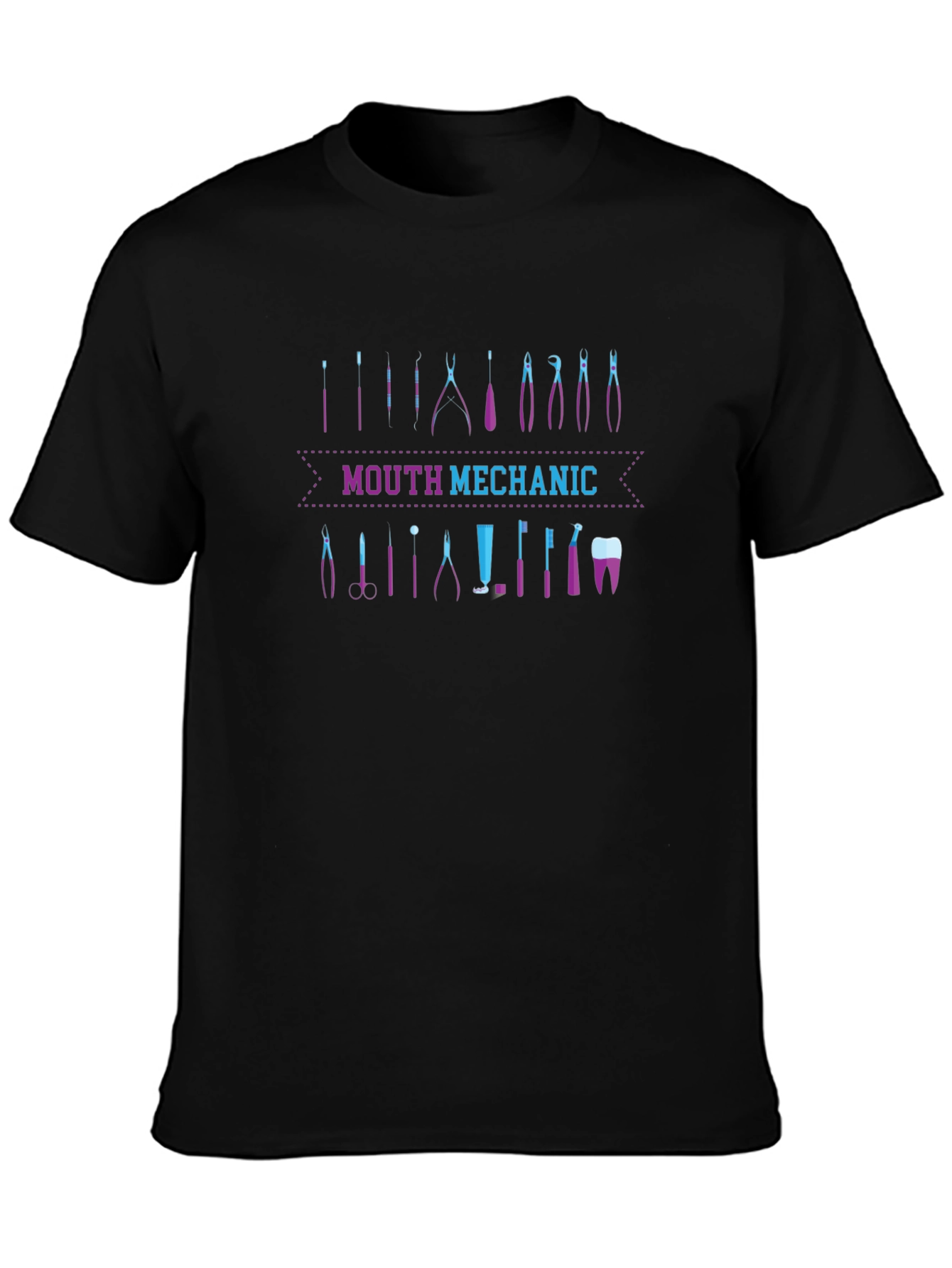Mouth Mechanic T-Shirt - Dentist Gift