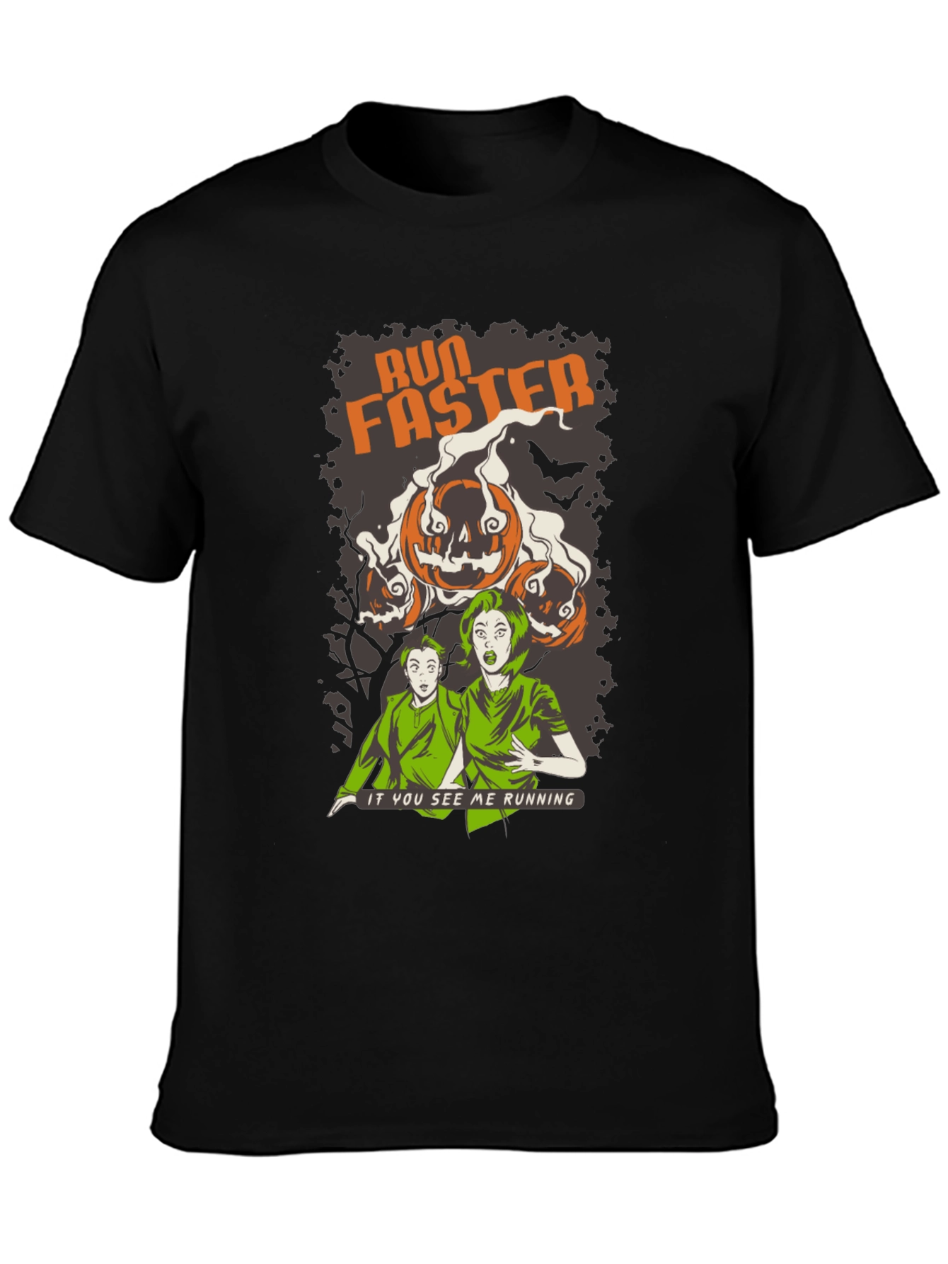Run Faster Halloween T-Shirt - Spooky Season