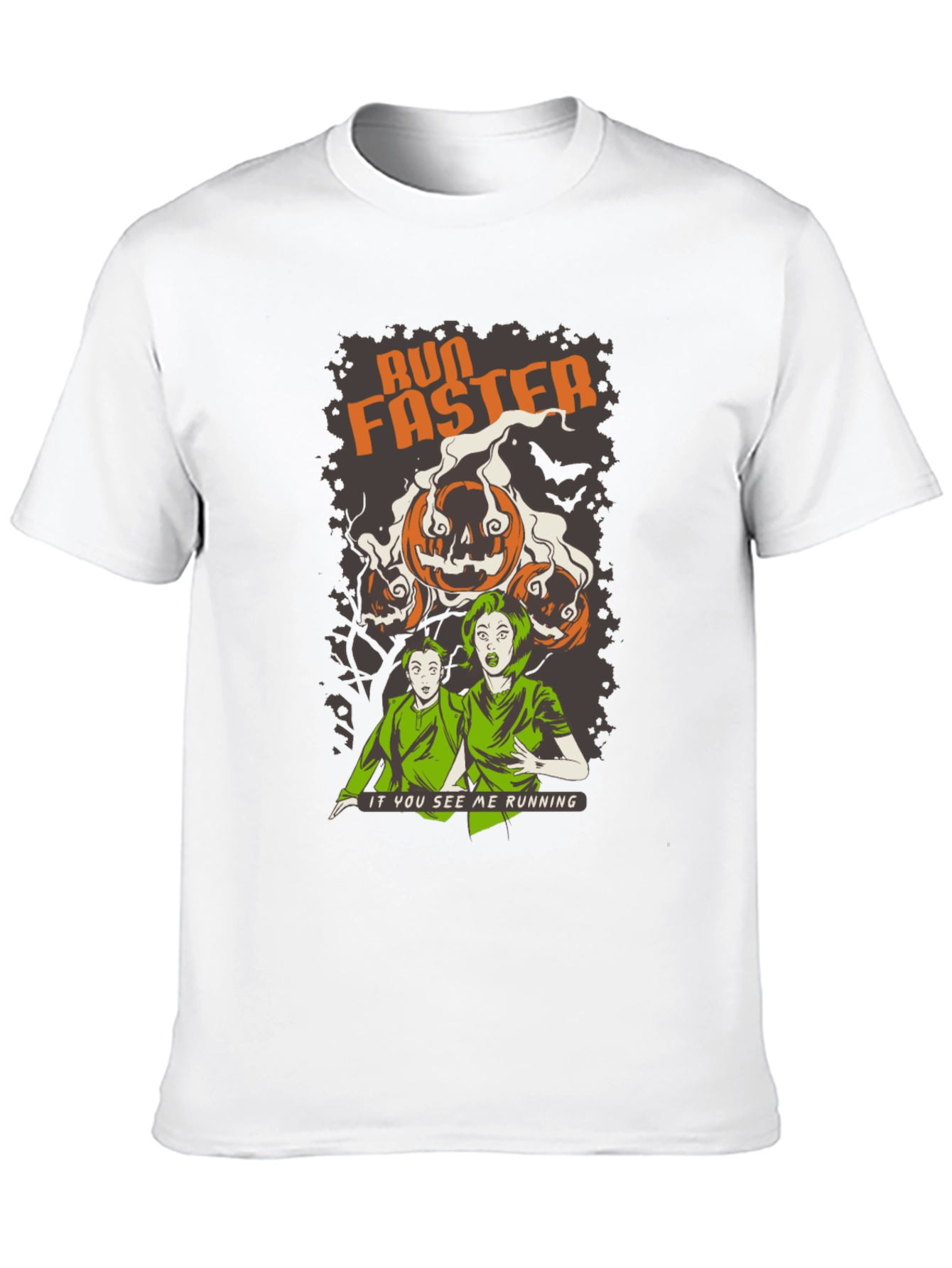 Run Faster Halloween T-Shirt - Spooky Season