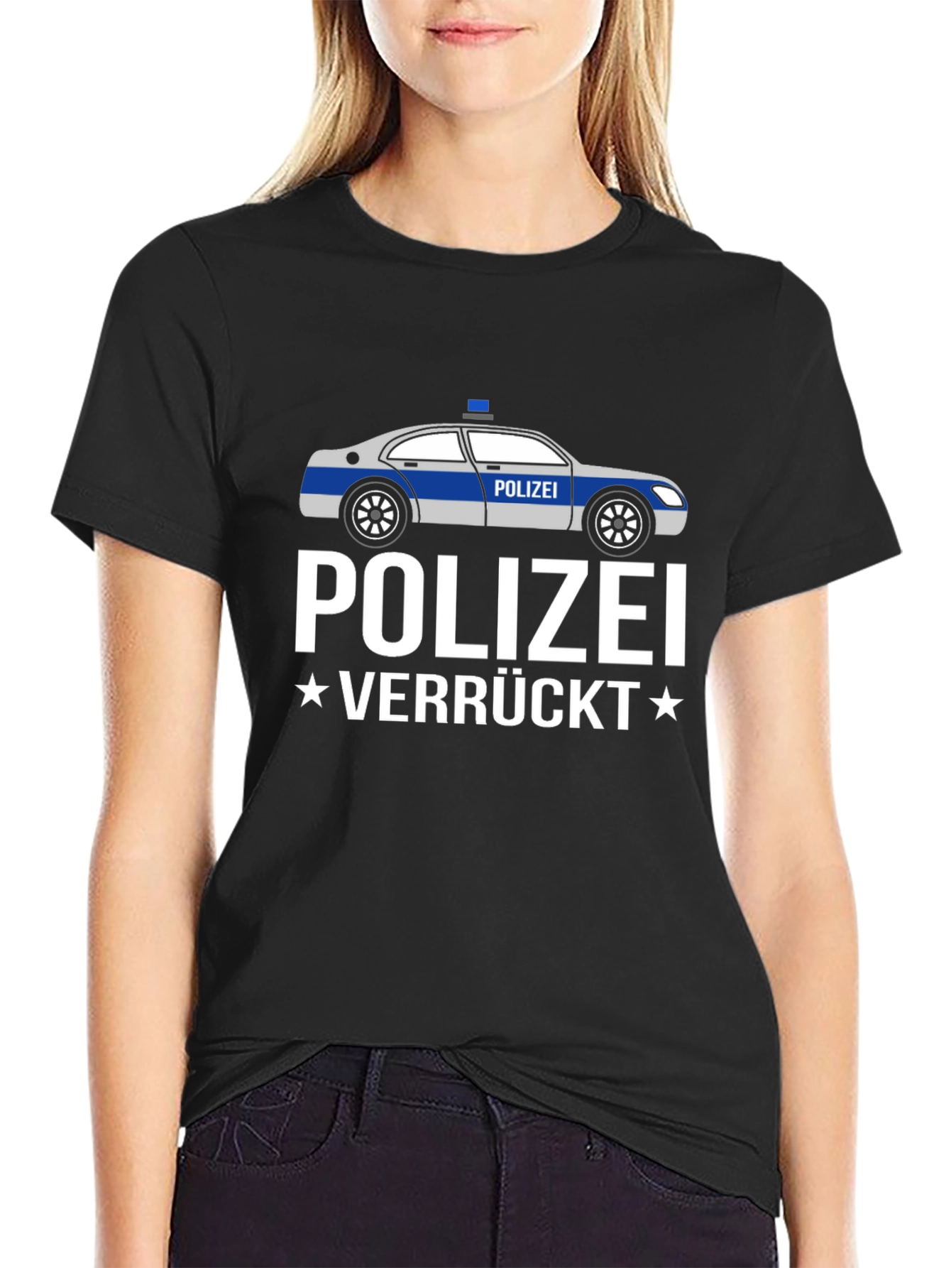 Polizei Verruckt Graphic T-Shirt