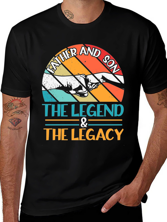 Father and Son T-Shirt - Legend and Legacy
