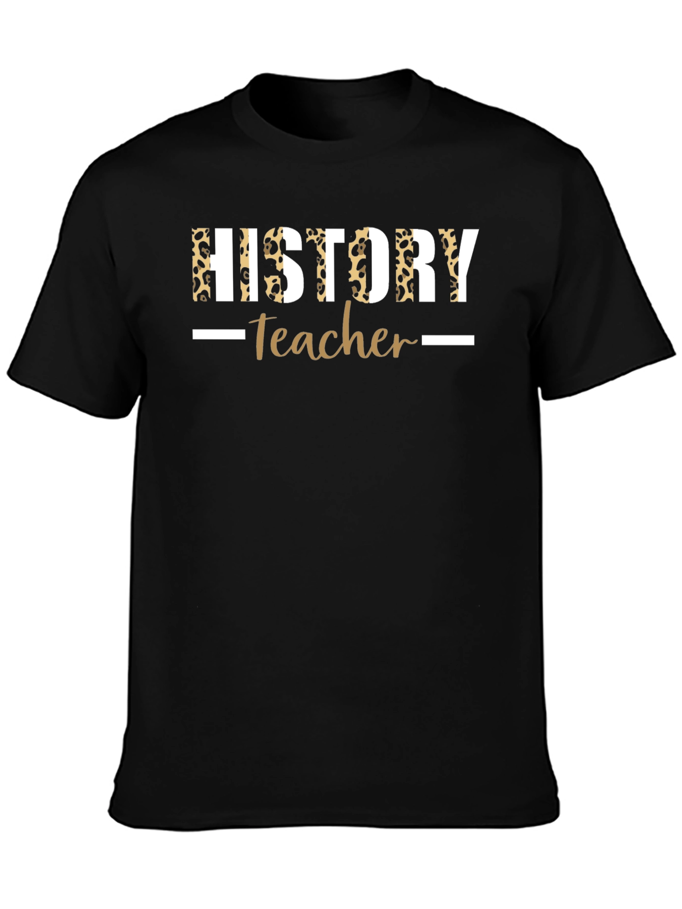 History Teacher Leopard Print T-Shirt