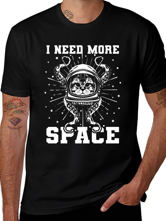 I Need More Space Cat Astronaut T-Shirt