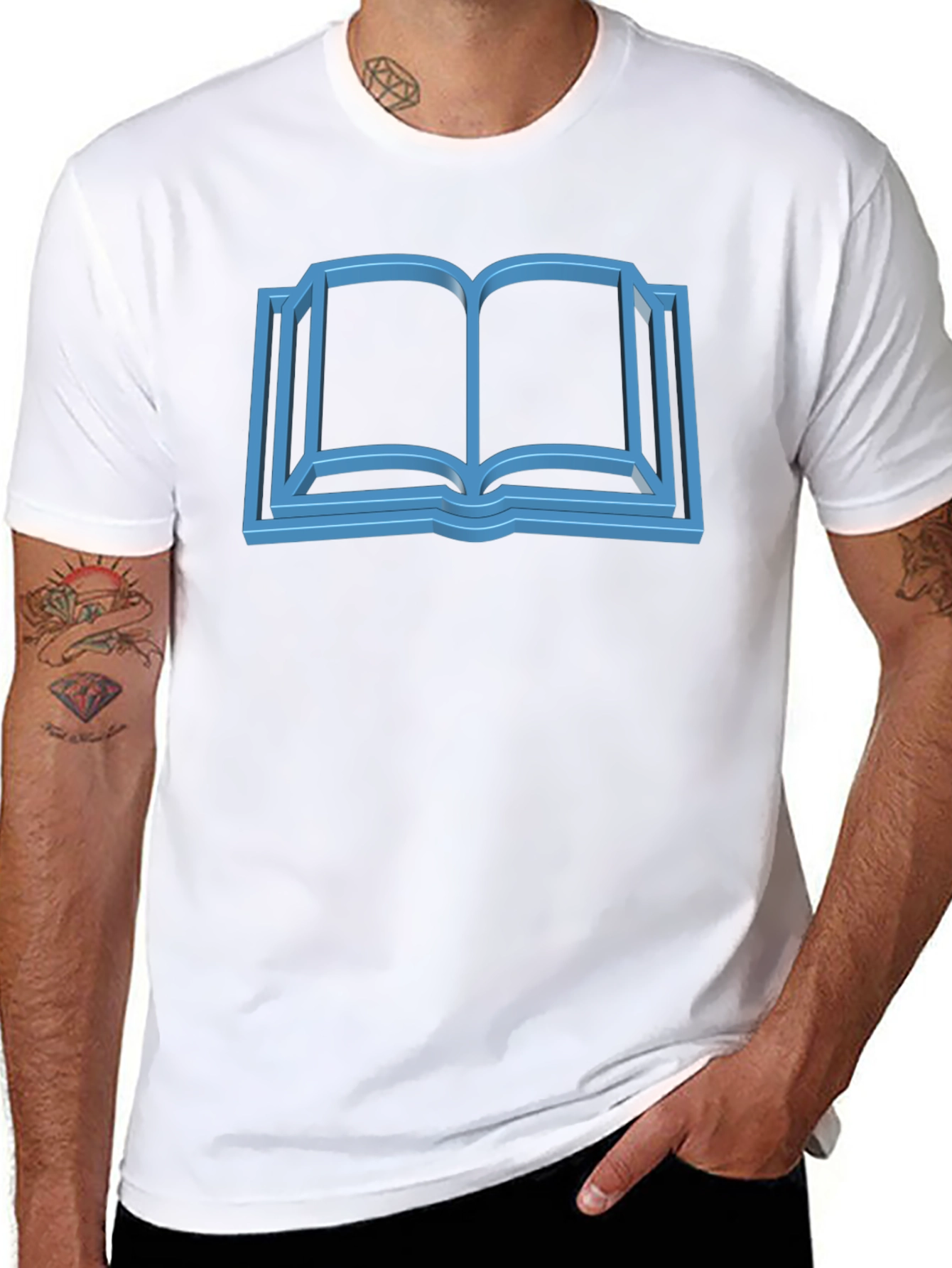 Open Book Graphic T-Shirt - Study Style