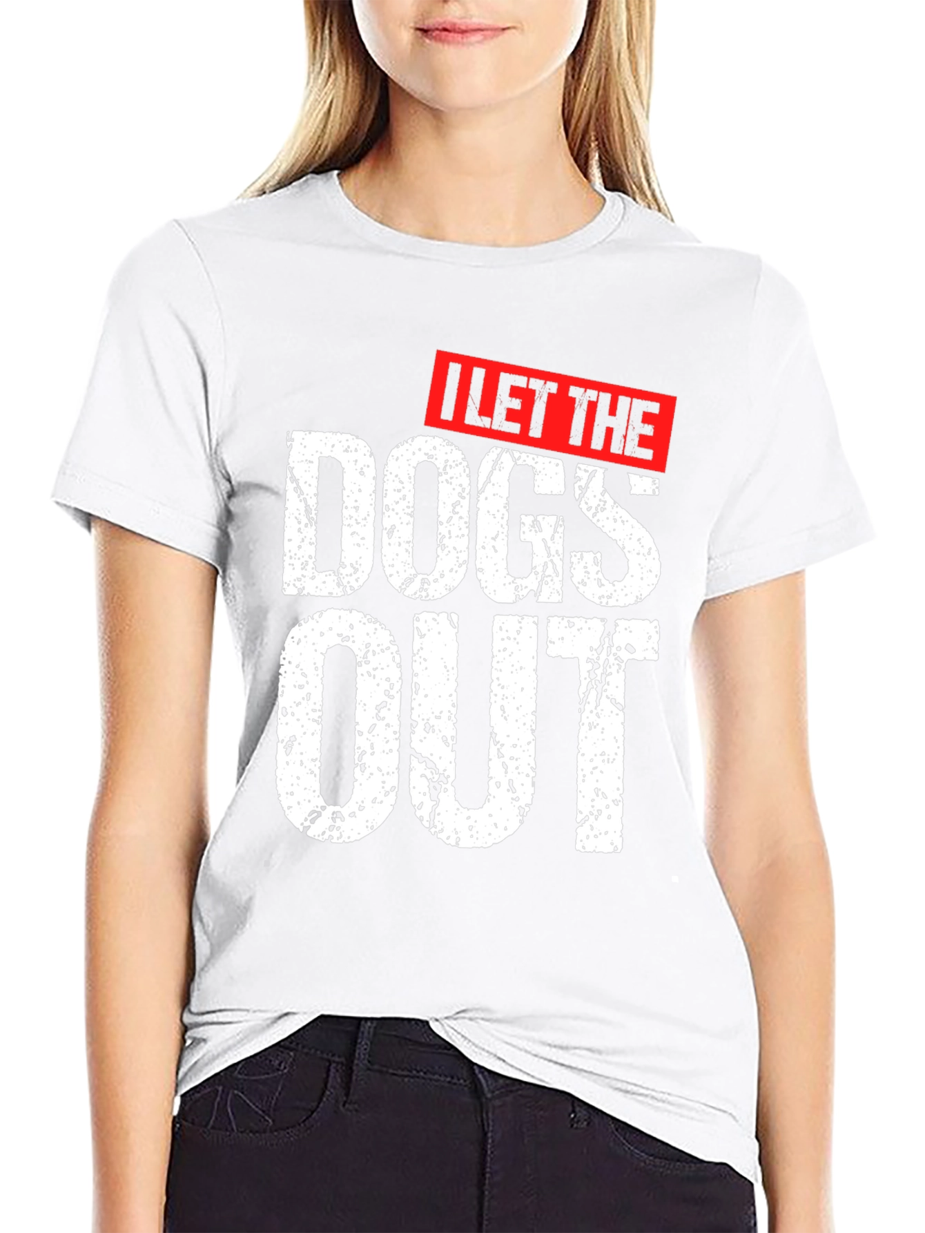 I Let The Dogs Out Graphic T-Shirt