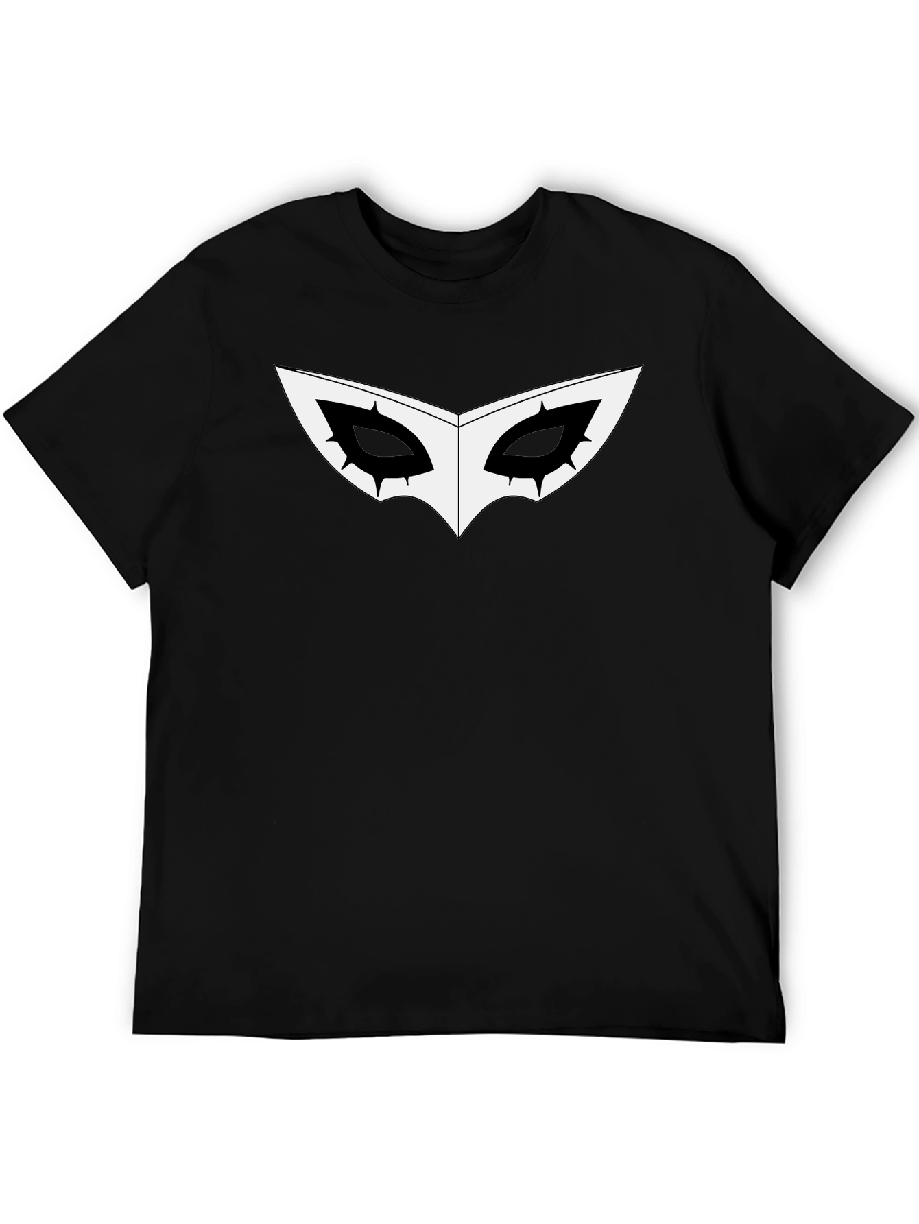 Black Joker Mask Graphic T-Shirt