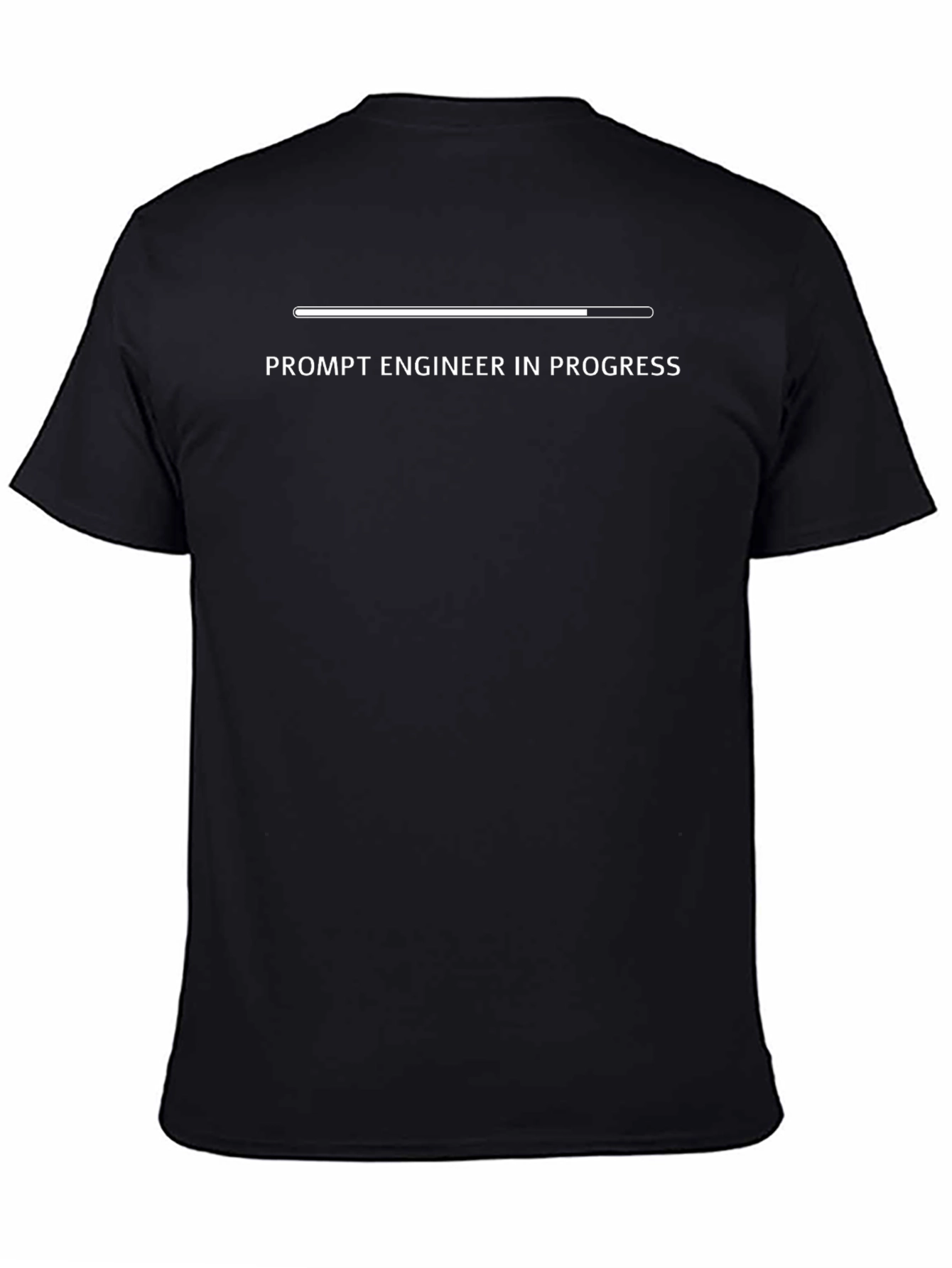 Prompt Engineer in Progress Black T-Shirt