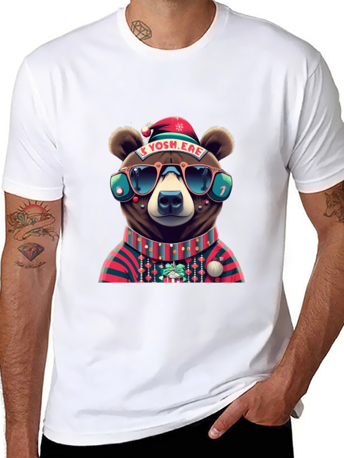 Festive Bear Graphic Tee