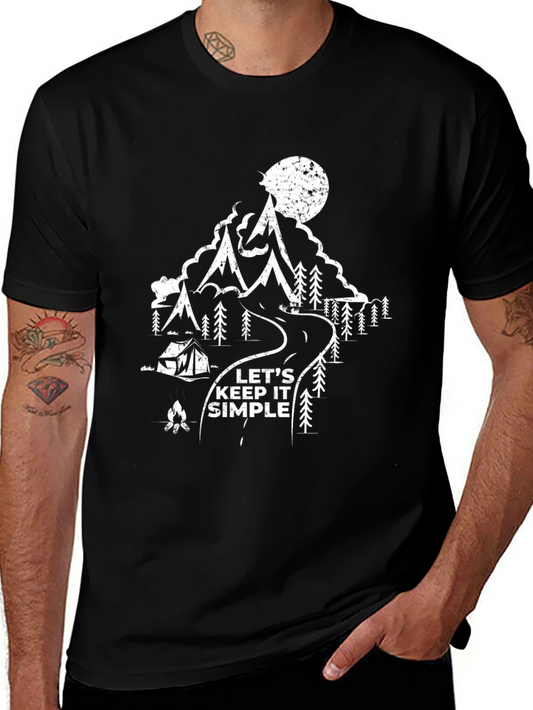 Lets Keep It Simple Camping T-Shirt