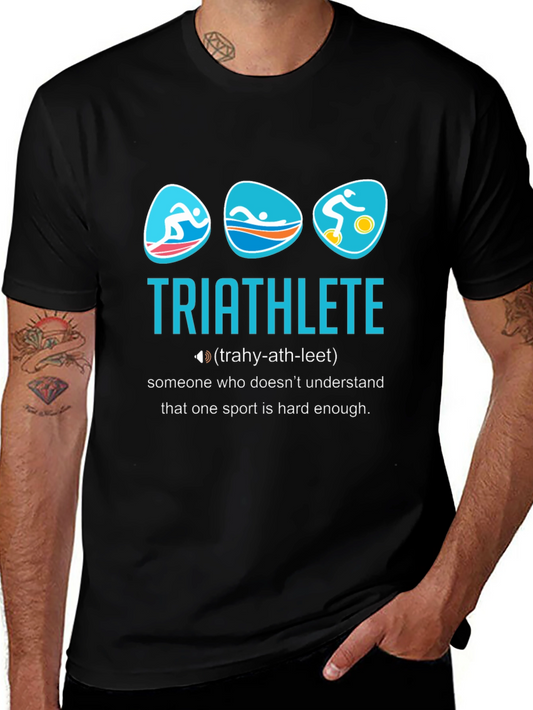 Triathlete Definition Graphic T-Shirt