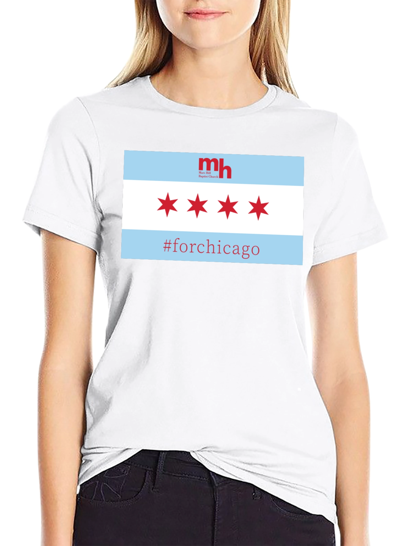 Chicago Flag T-Shirt - For Chicago Pride