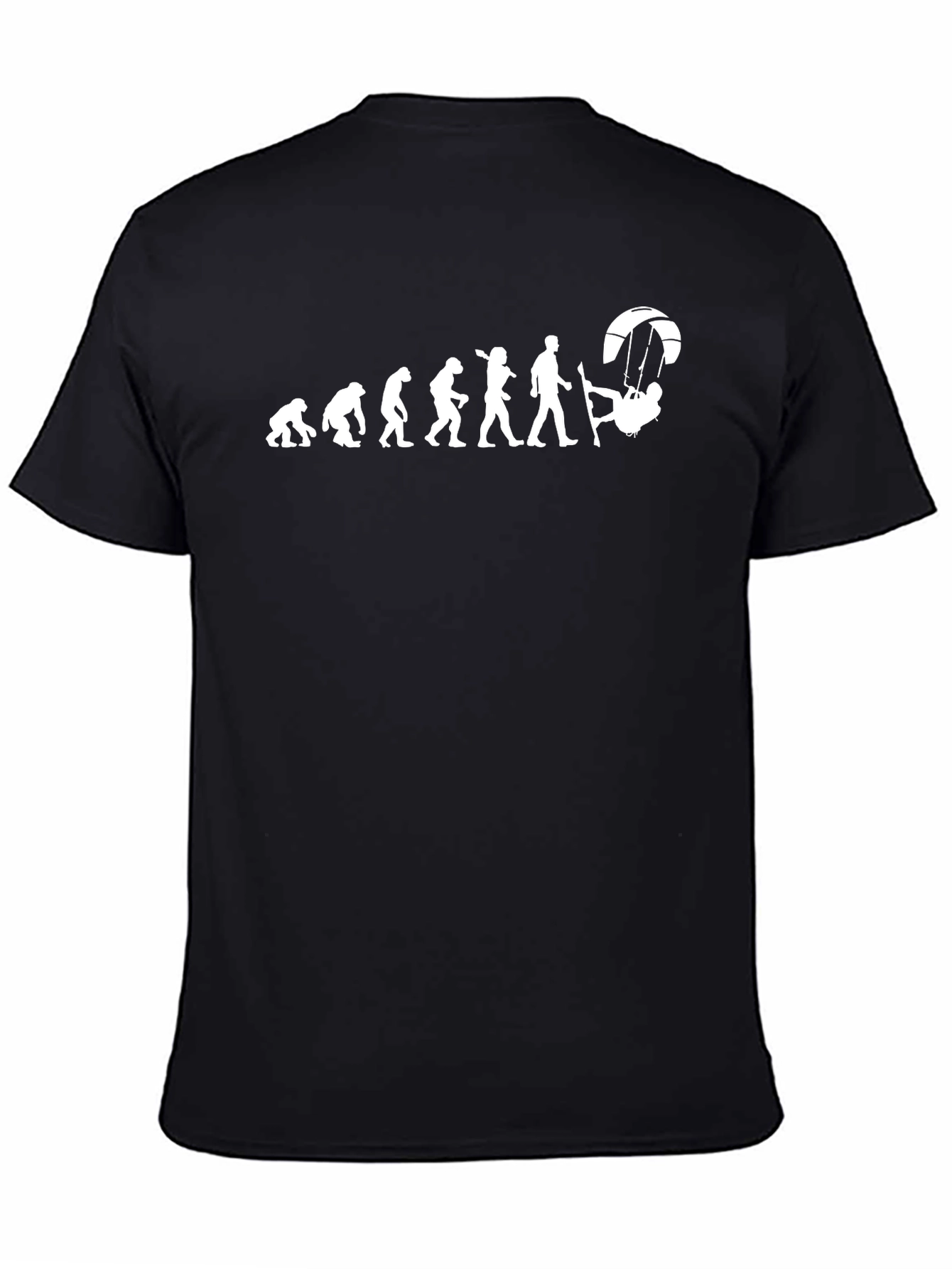 Evolution of Kiteboarding T-Shirt - Black
