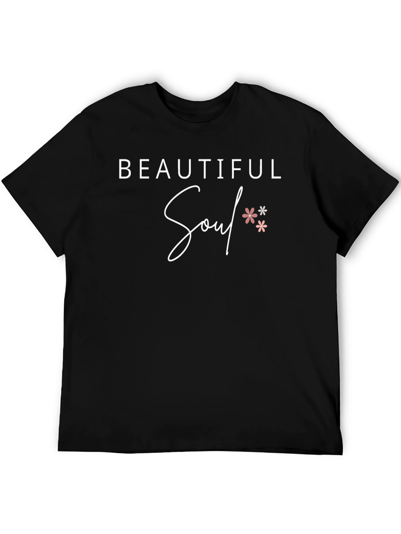 Beautiful Soul Graphic Tee - Black Casual T-Shirt