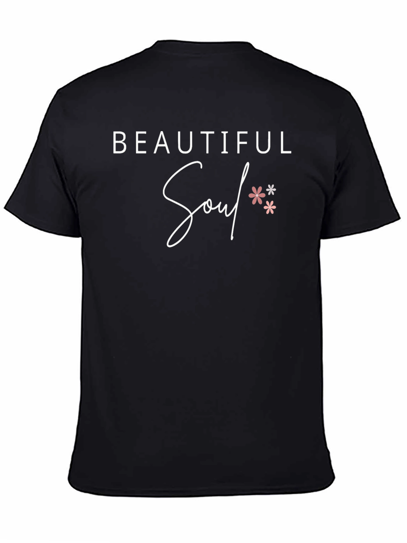 Beautiful Soul Graphic Tee - Black Casual T-Shirt