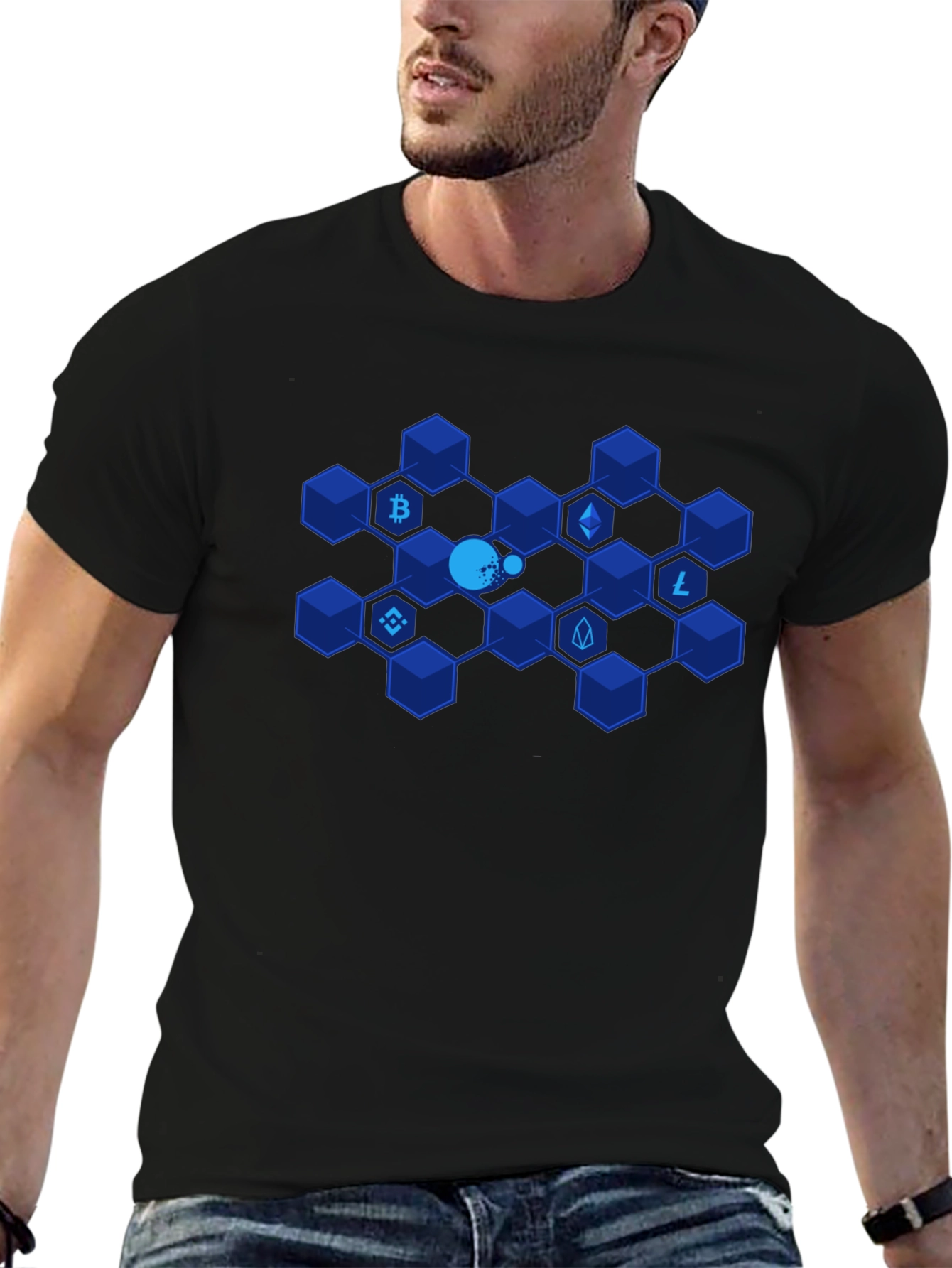 Crypto T-Shirt - Blockchain Design