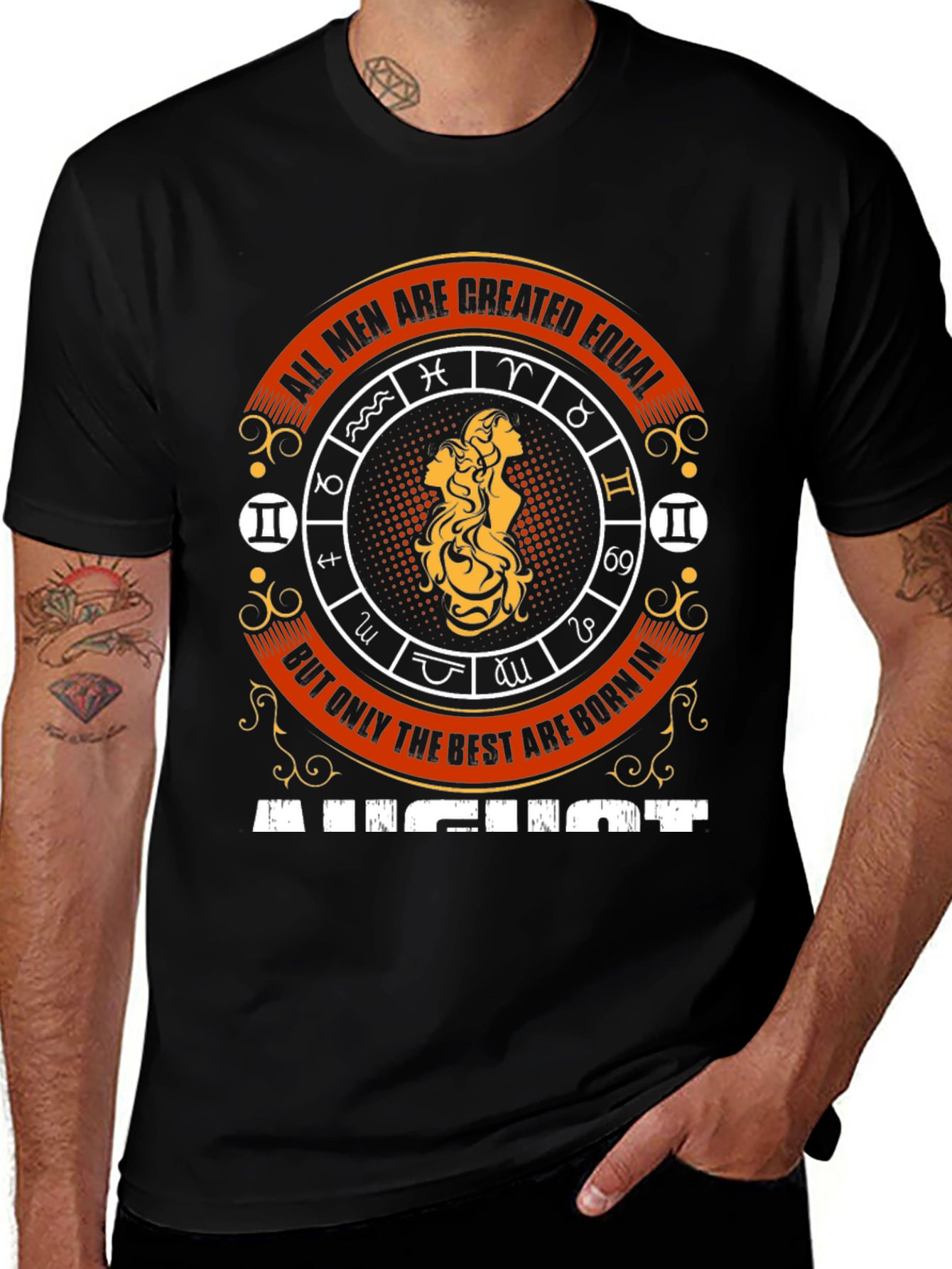 August Born Zodiac Sign T-Shirt