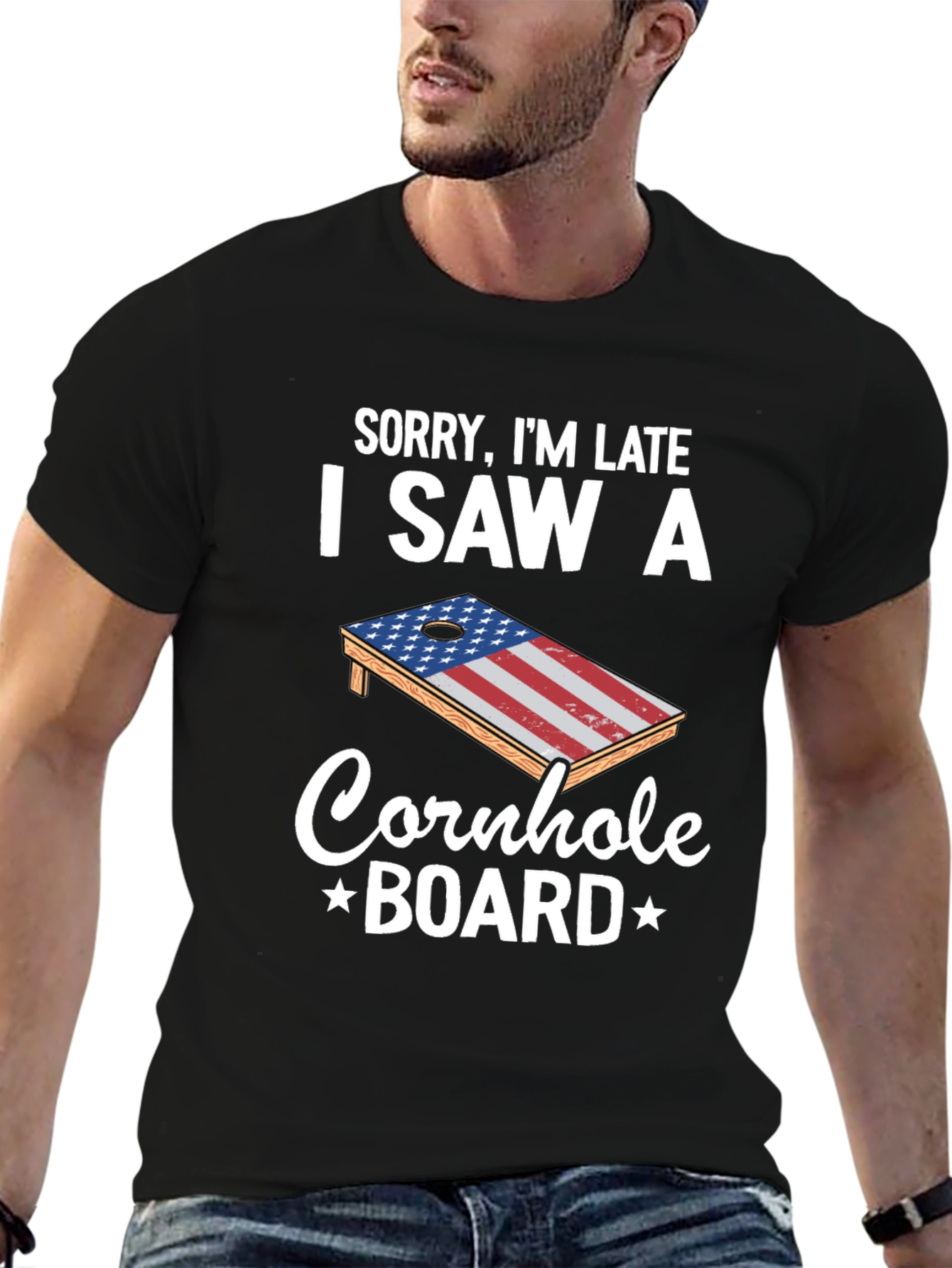Cornhole Board T-Shirt