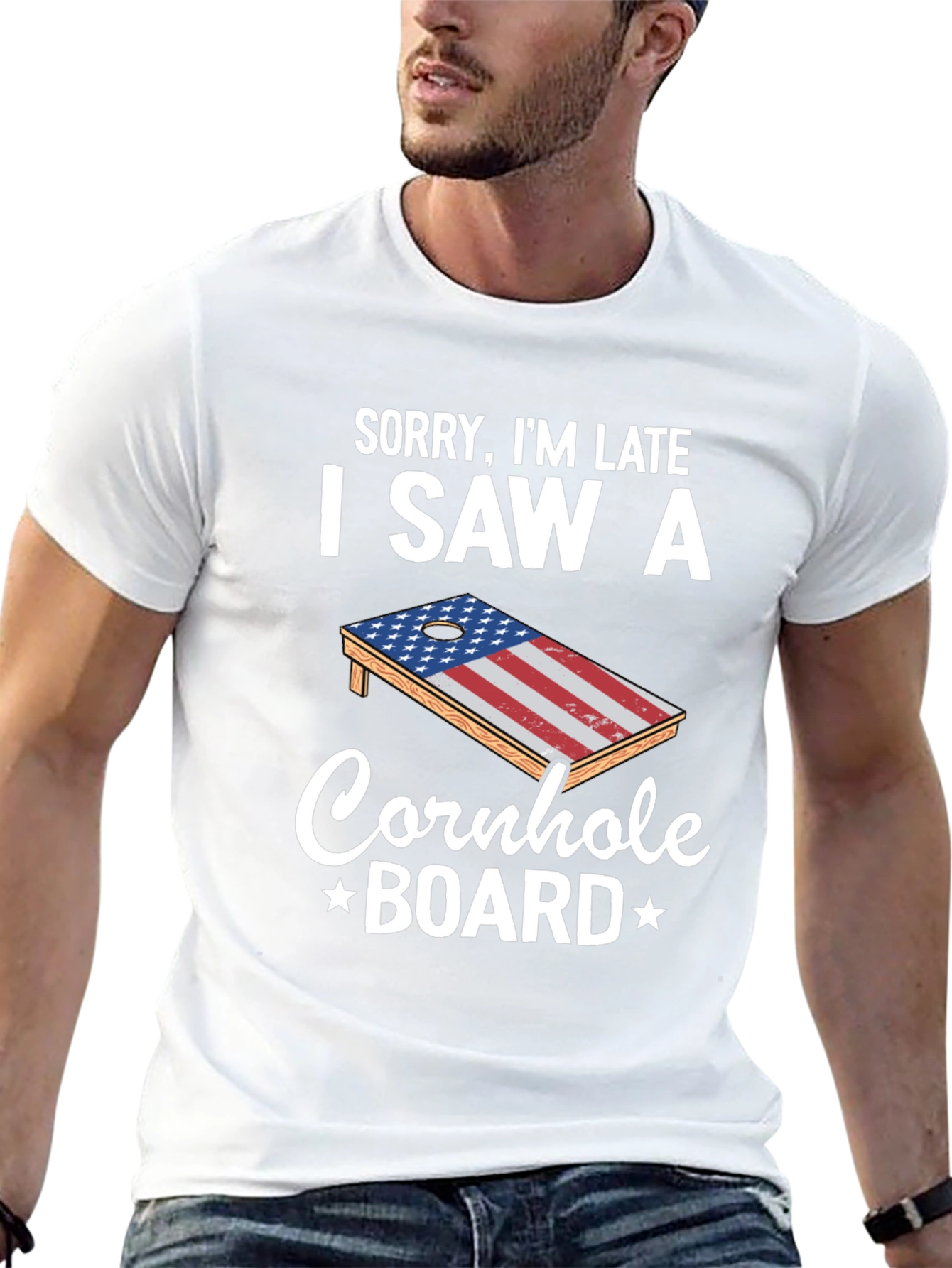 Cornhole Board T-Shirt