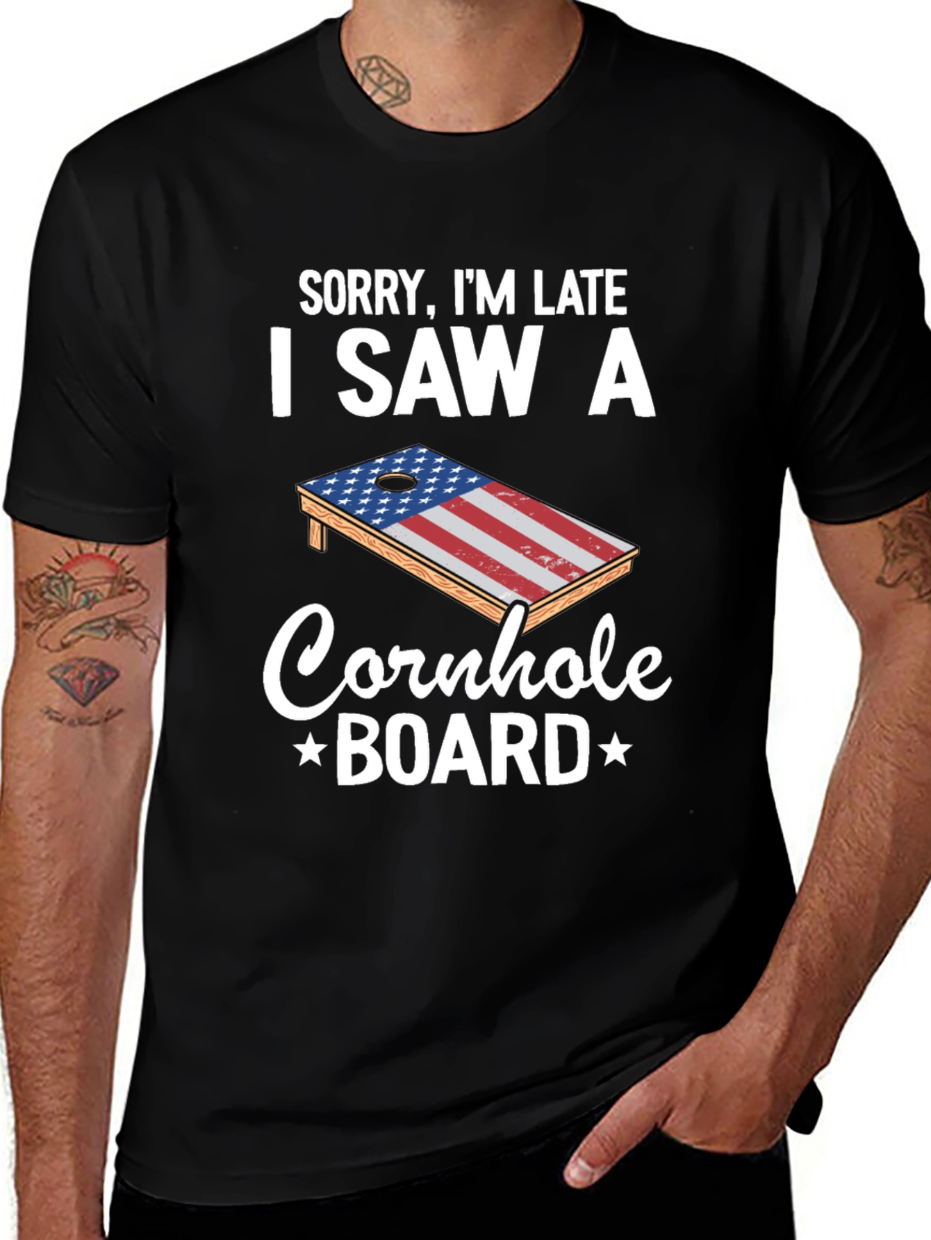 Cornhole Board T-Shirt