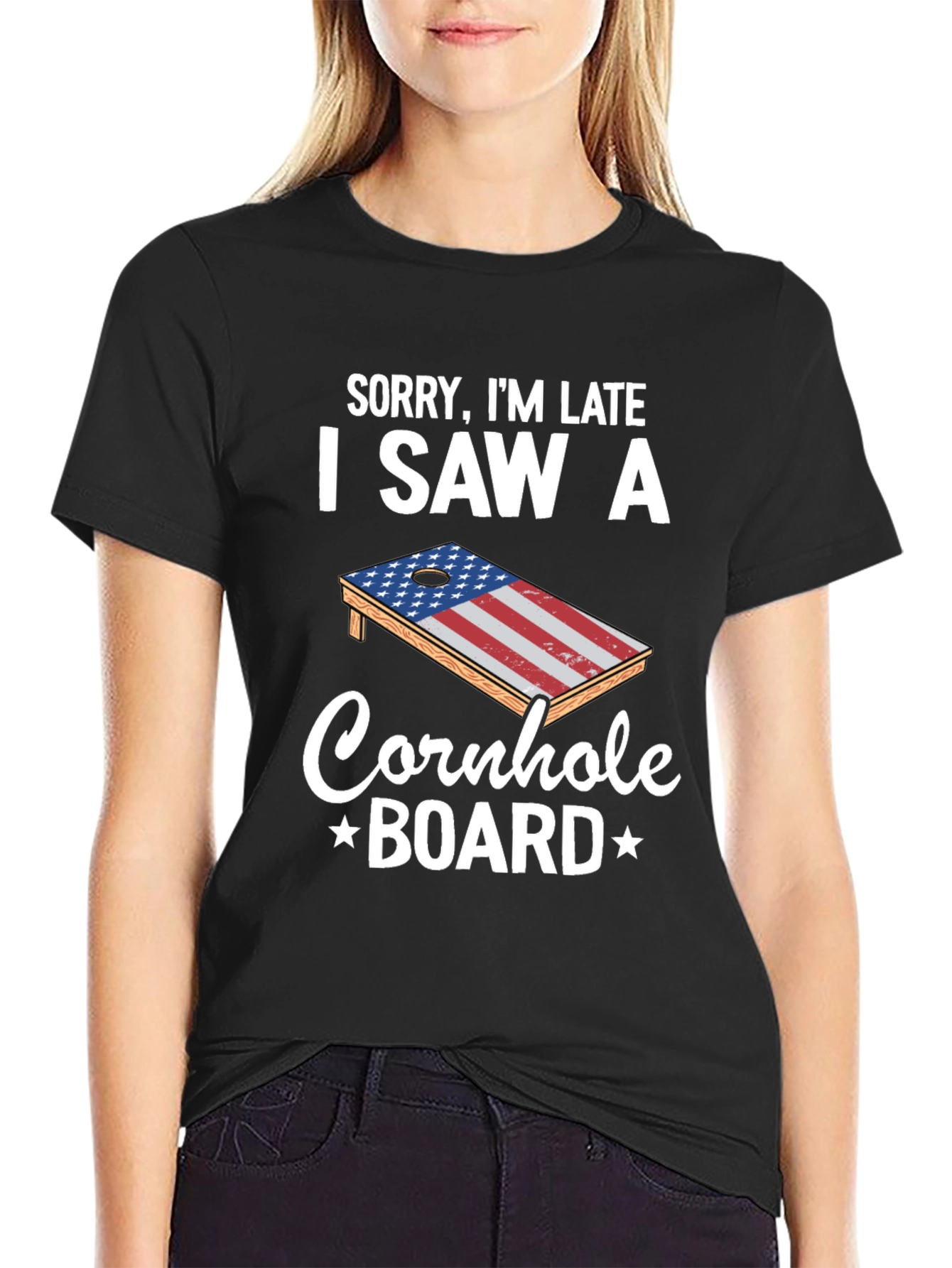 Cornhole Board T-Shirt