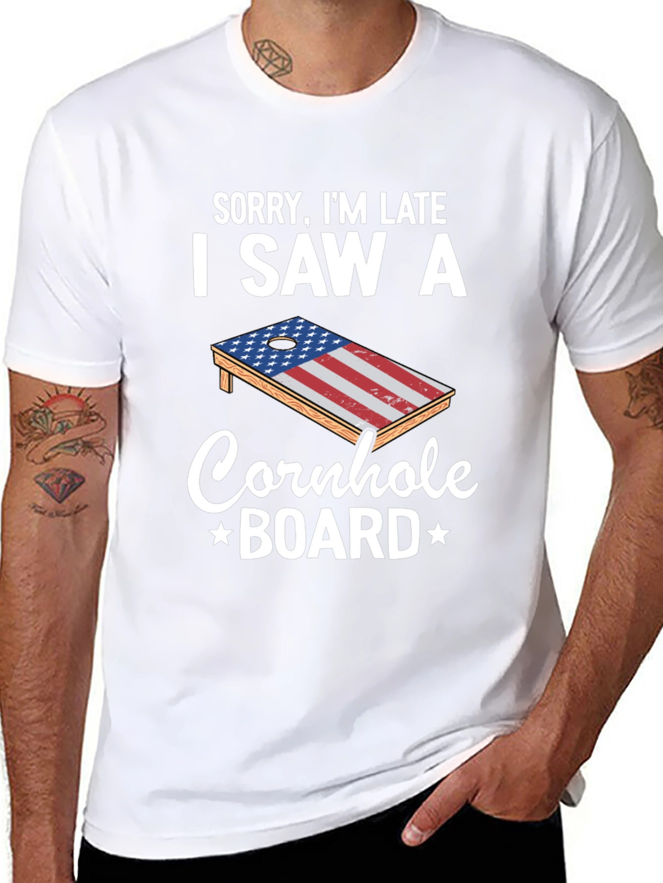 Cornhole Board T-Shirt