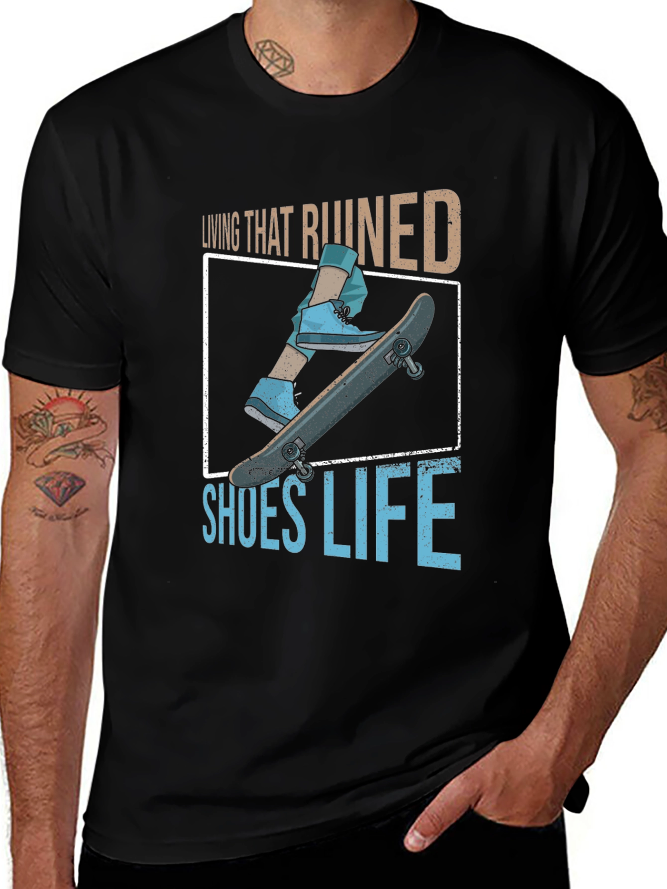 Living That Ruined Shoes Life Graphic Tee